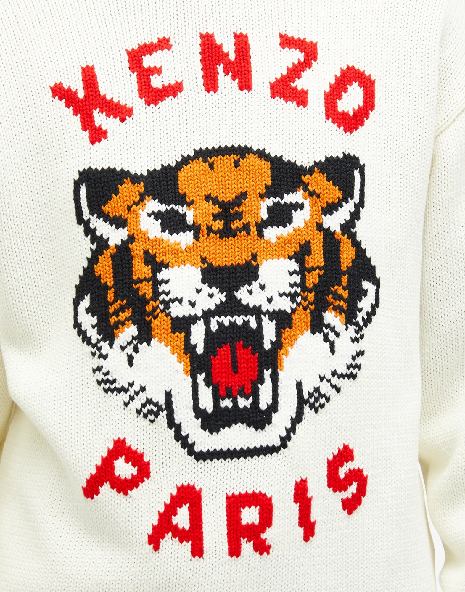 KENZO Lucky Tiger Logo Sweater - Multi-Season Essential