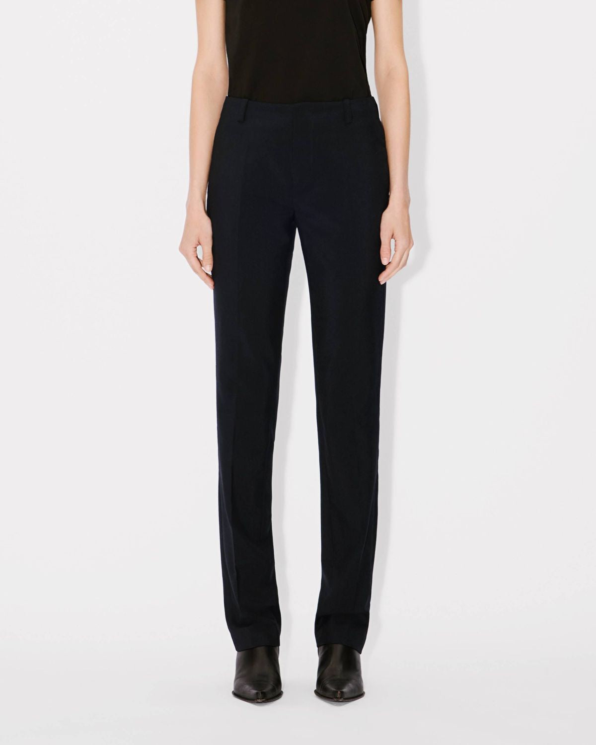 KENZO Skinny Trousers in 100% Virgin Wool for Women - Fall/Winter 2025