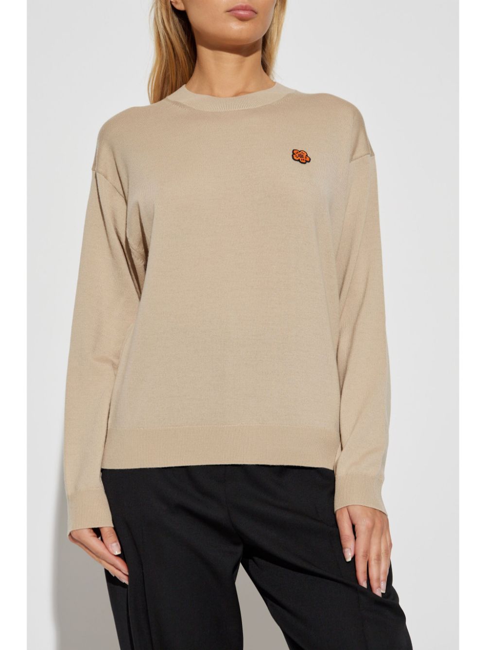 KENZO Regular Fit T-Shirt with Logo Patch - Size S