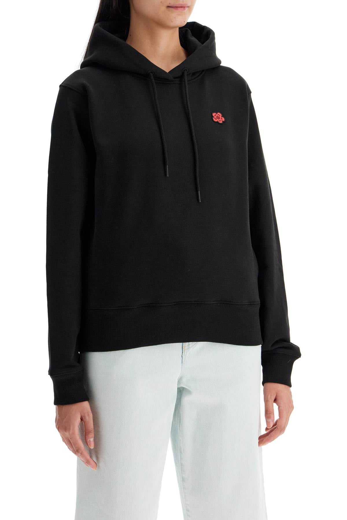 KENZO Cotton Hoodie with Boke Flower Front Patch