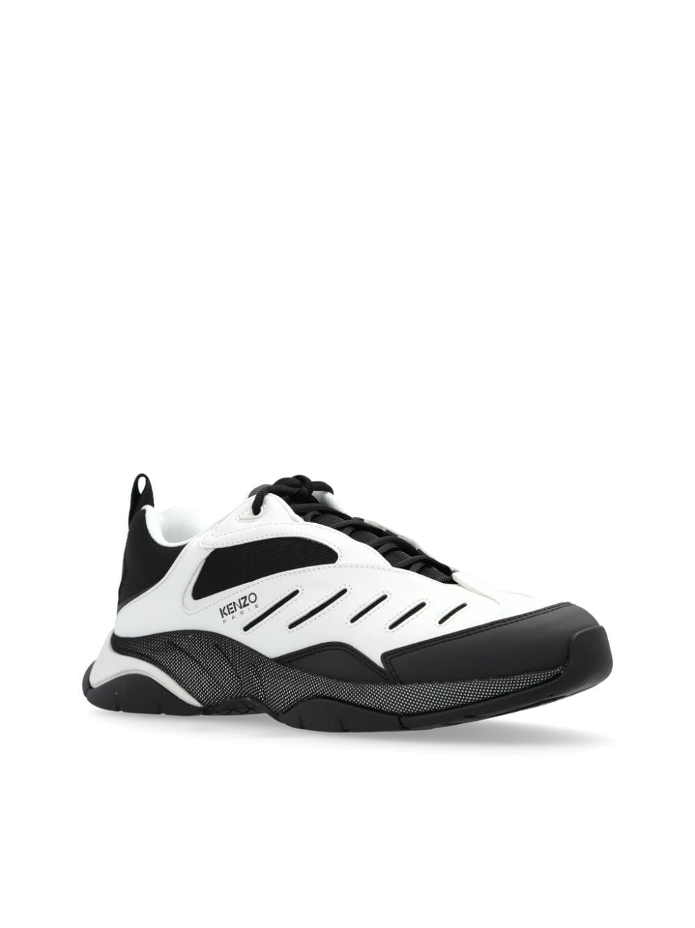 KENZO Two-Tone Fabric and Synthetic Leather X-Trainer Sneaker for Men