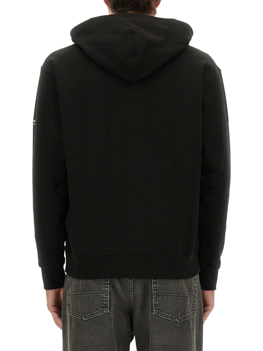 KENZO Logo Zip-Up Hoodie for Men
