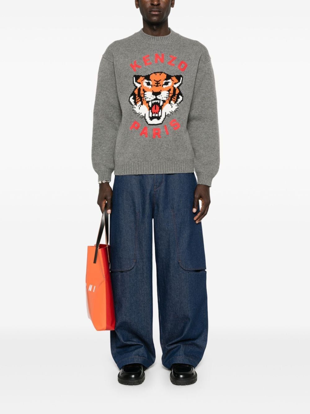 KENZO Lucky Tiger Knit Jumper for Men