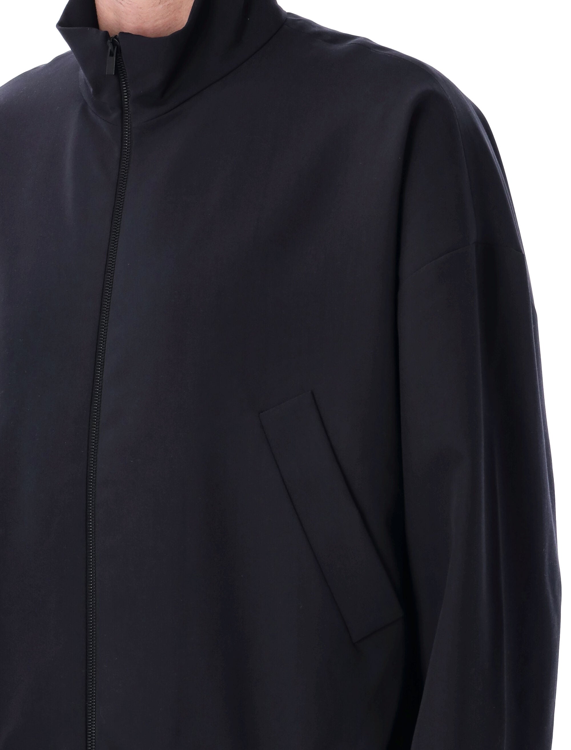 FEAR OF GOD Wool Track Jacket with High Neck - Relaxed Fit, Size L