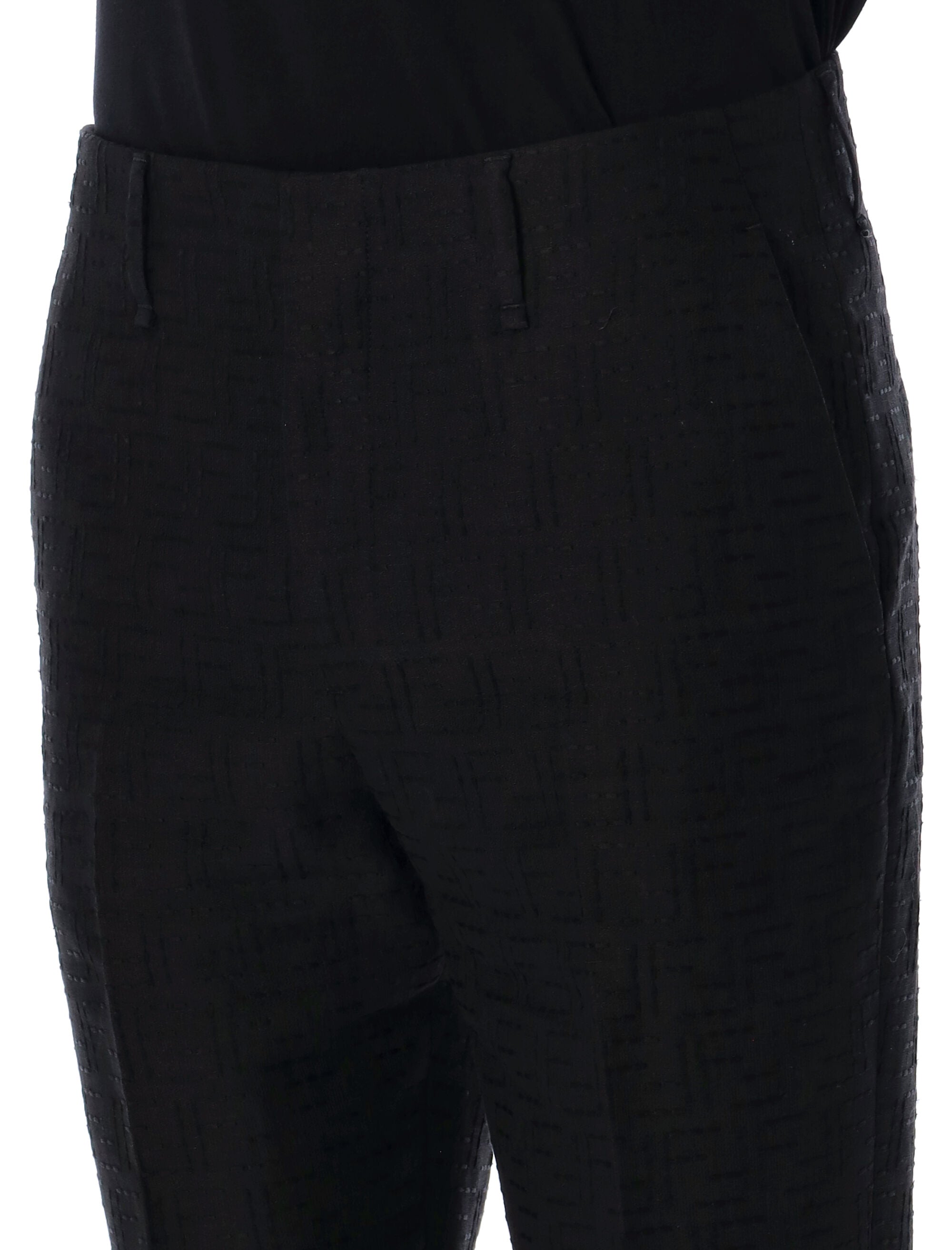 FENDI Tailored FF Jacquard Trousers - Size 50