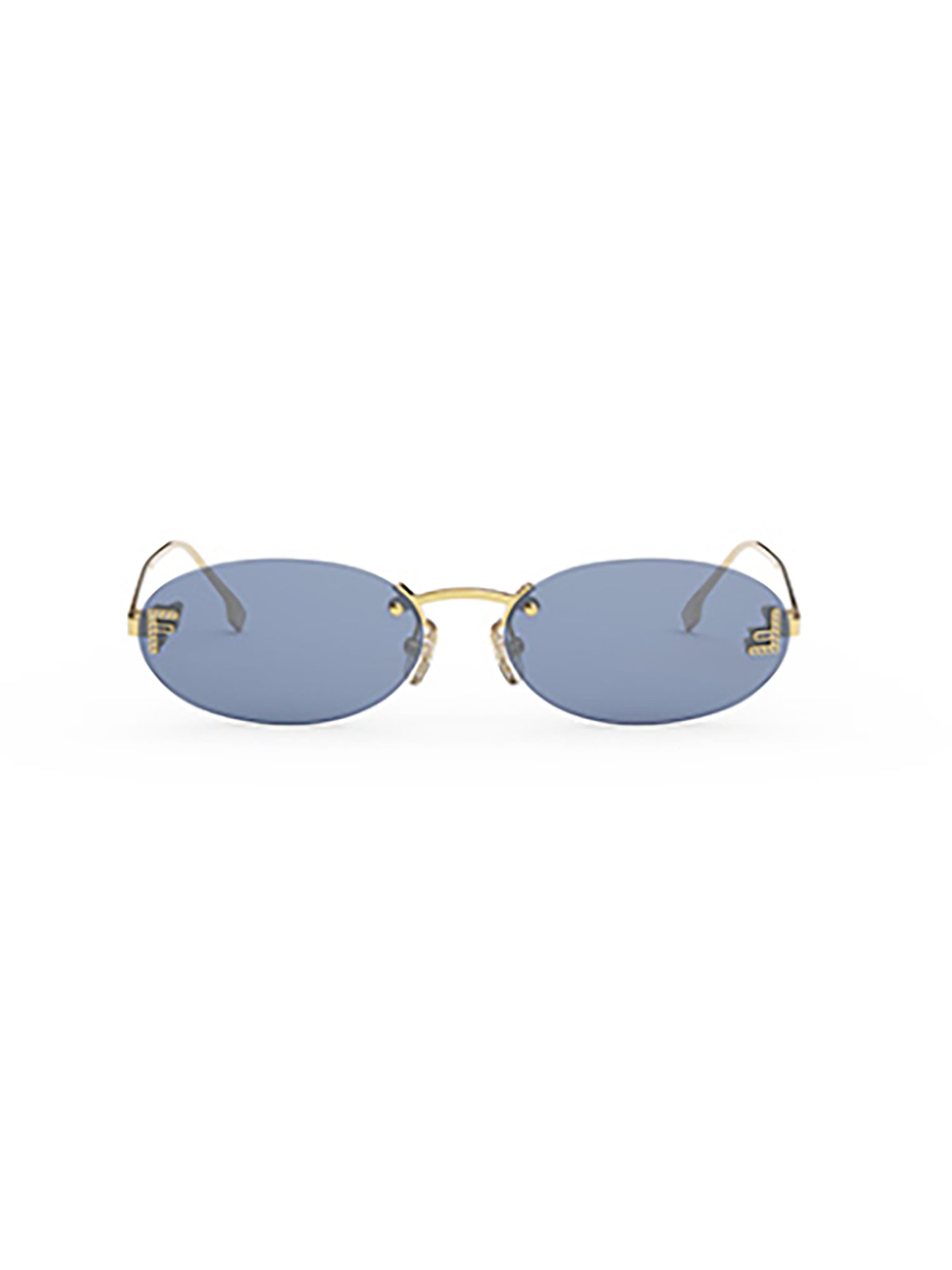 FENDI Stylish Women's Metal Sunglasses 135mm