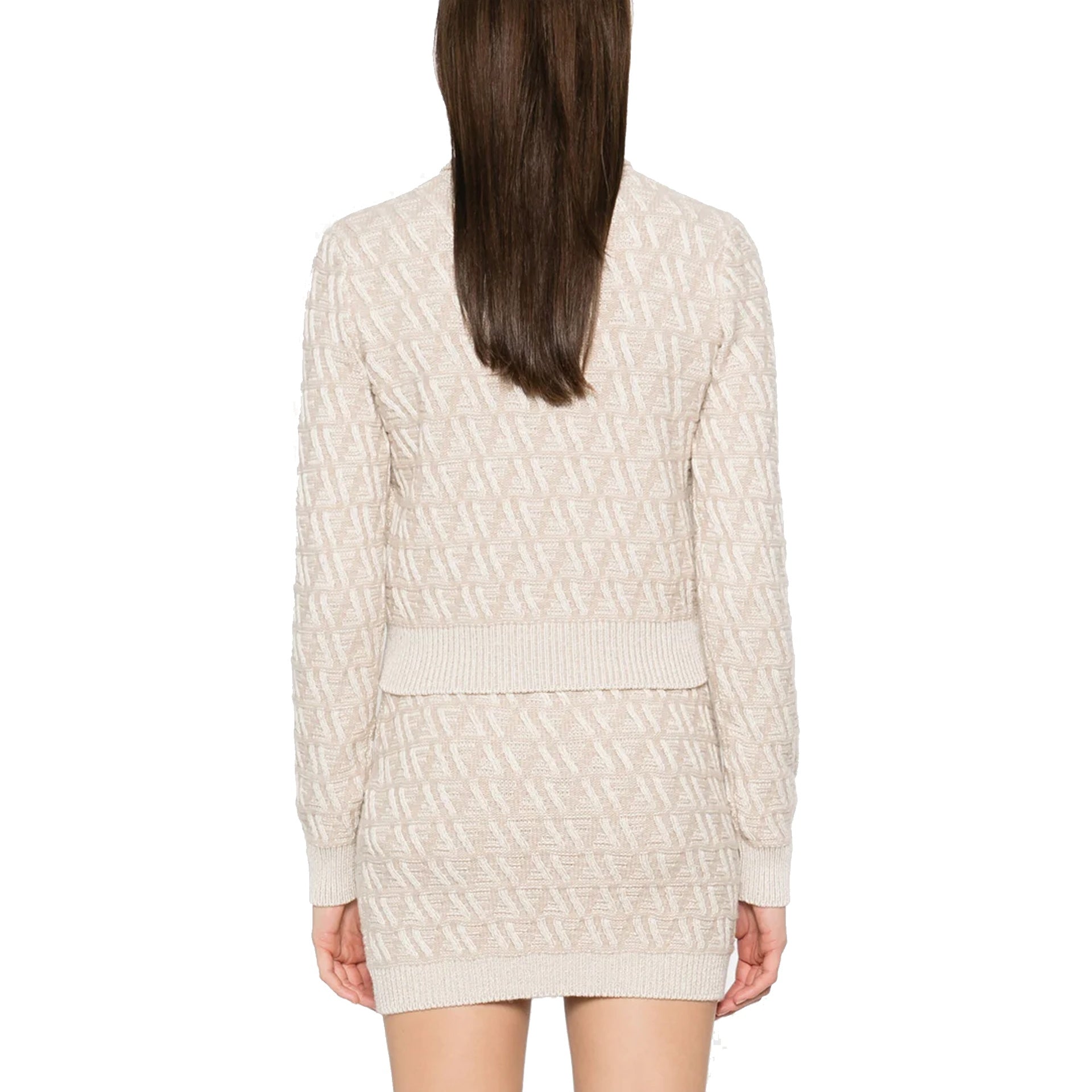 FENDI Chic Turtleneck Wool and Cashmere Sweater