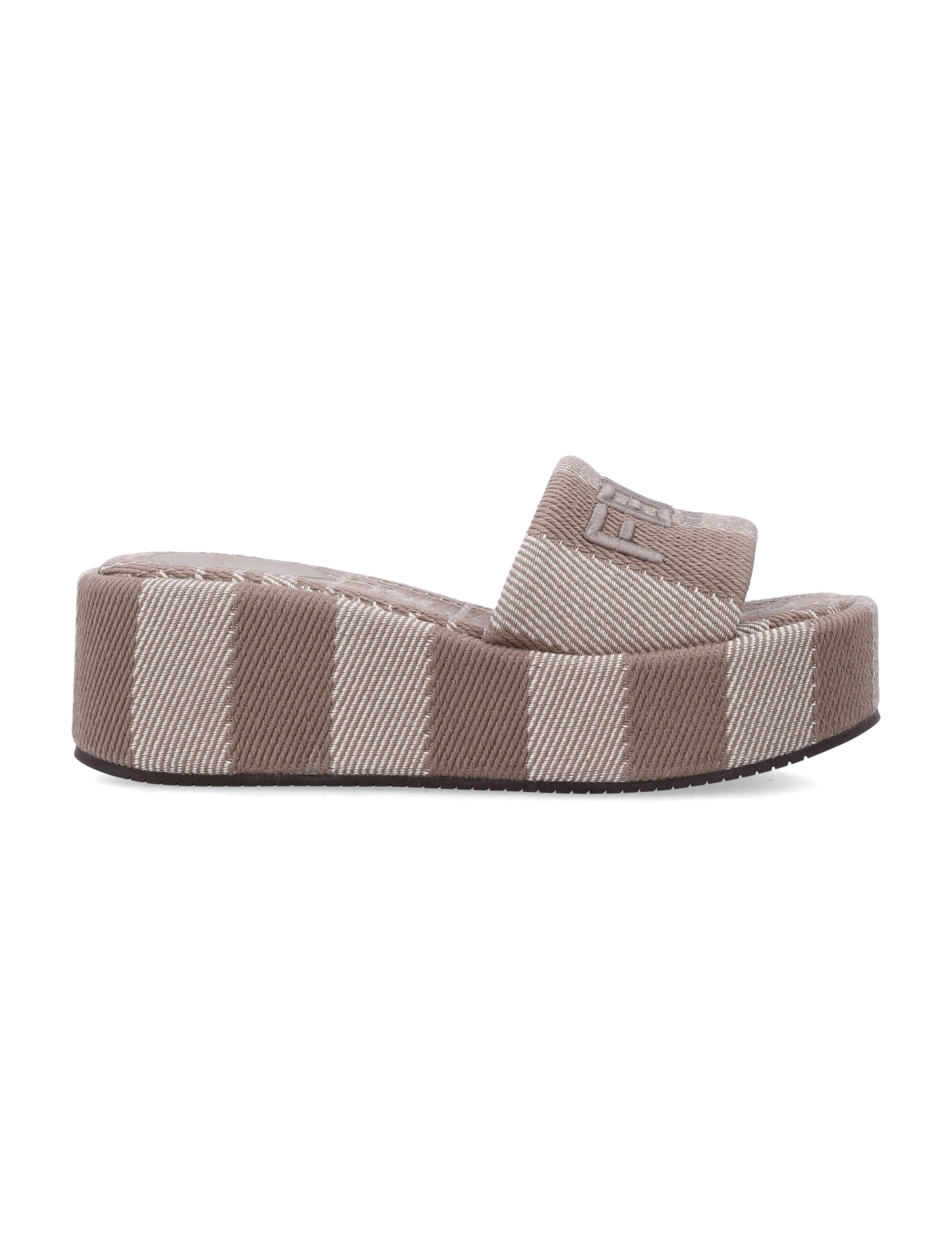 FENDI Luxury Slide Sandals with Platform Sole