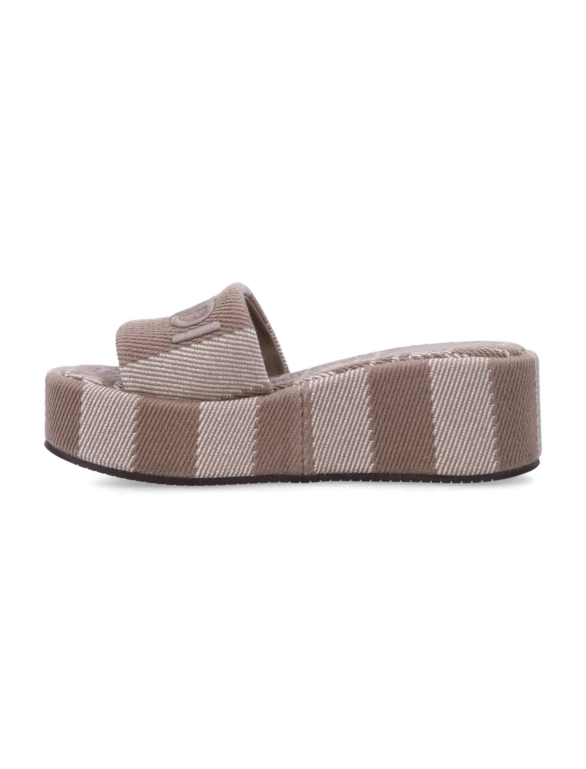 FENDI Luxury Slide Sandals with Platform Sole