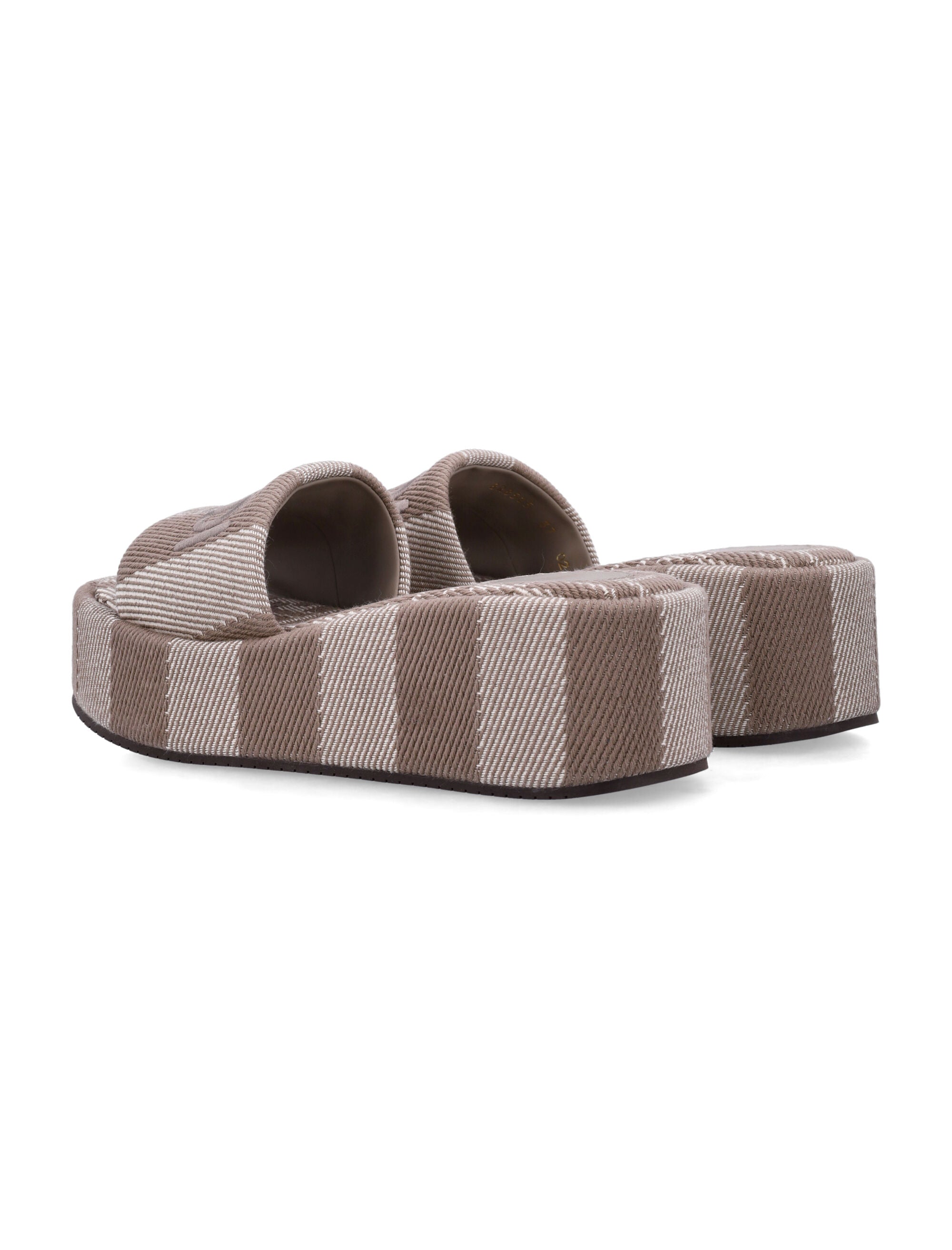 FENDI Luxury Slide Sandals with Platform Sole