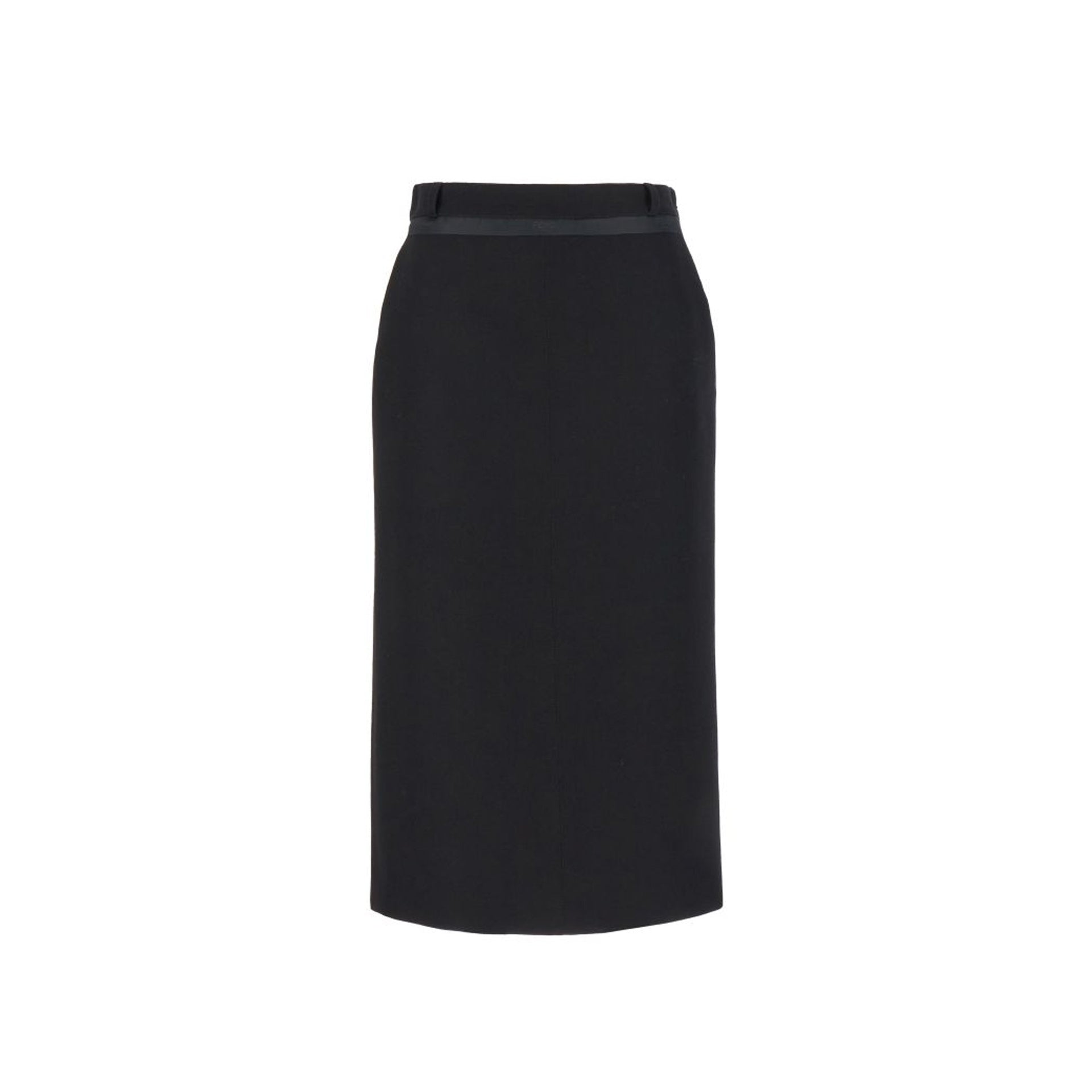 FENDI Mini Virgin Wool Grain Cutout Skirt