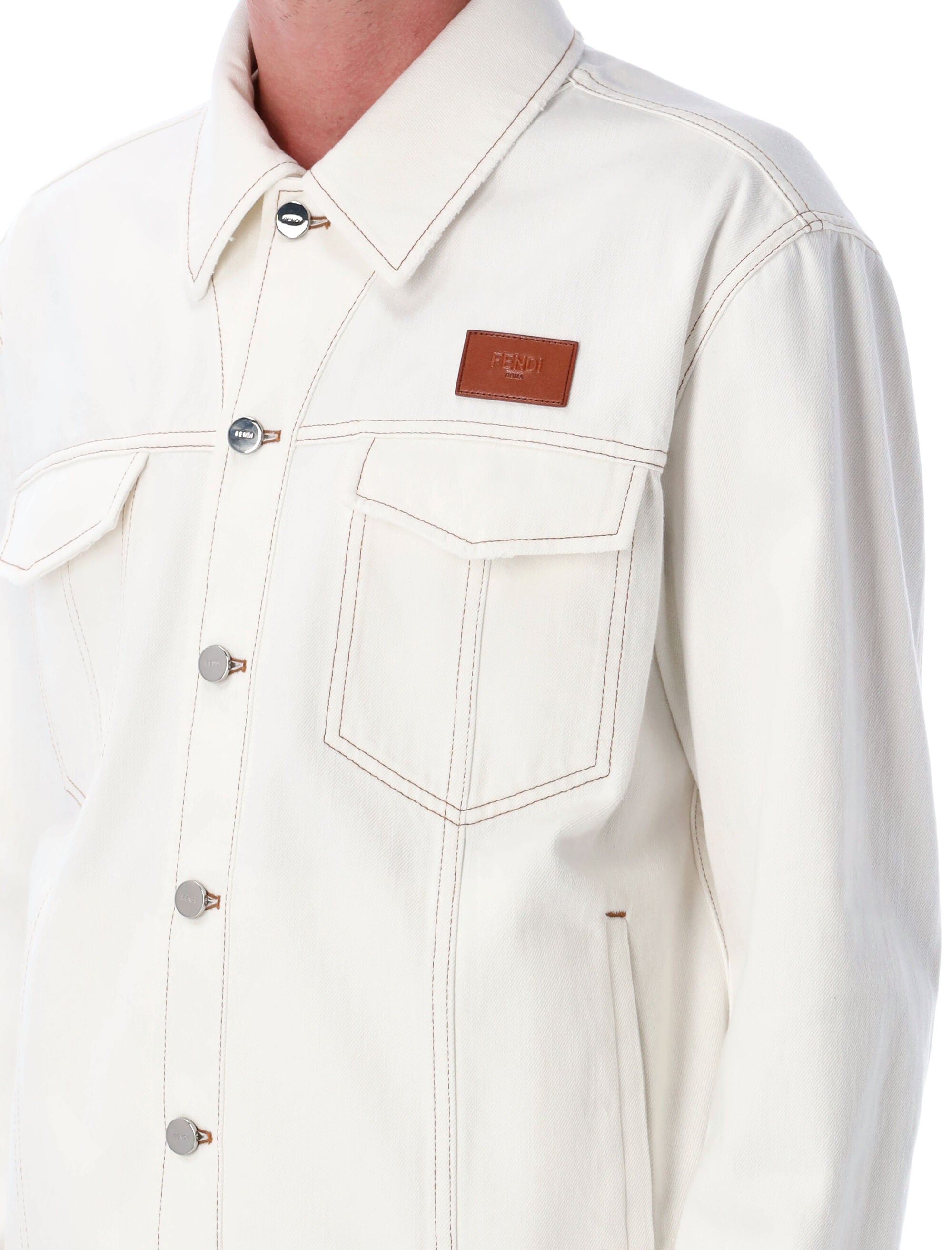 FENDI Classic Jeans Jacket for Men