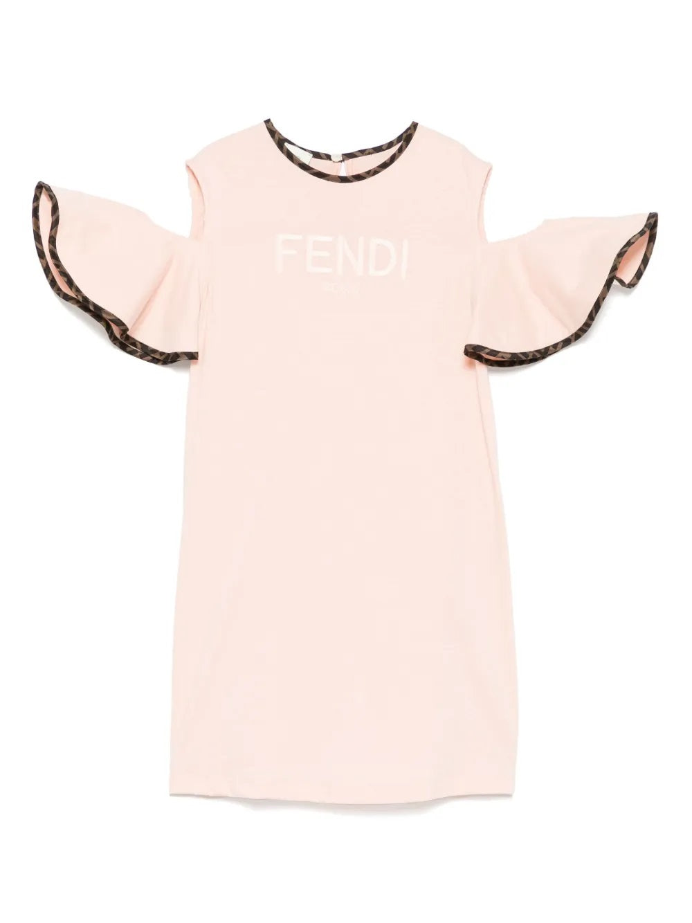 FENDI KIDS Mini Elegant T-Shirt Dress for Girls