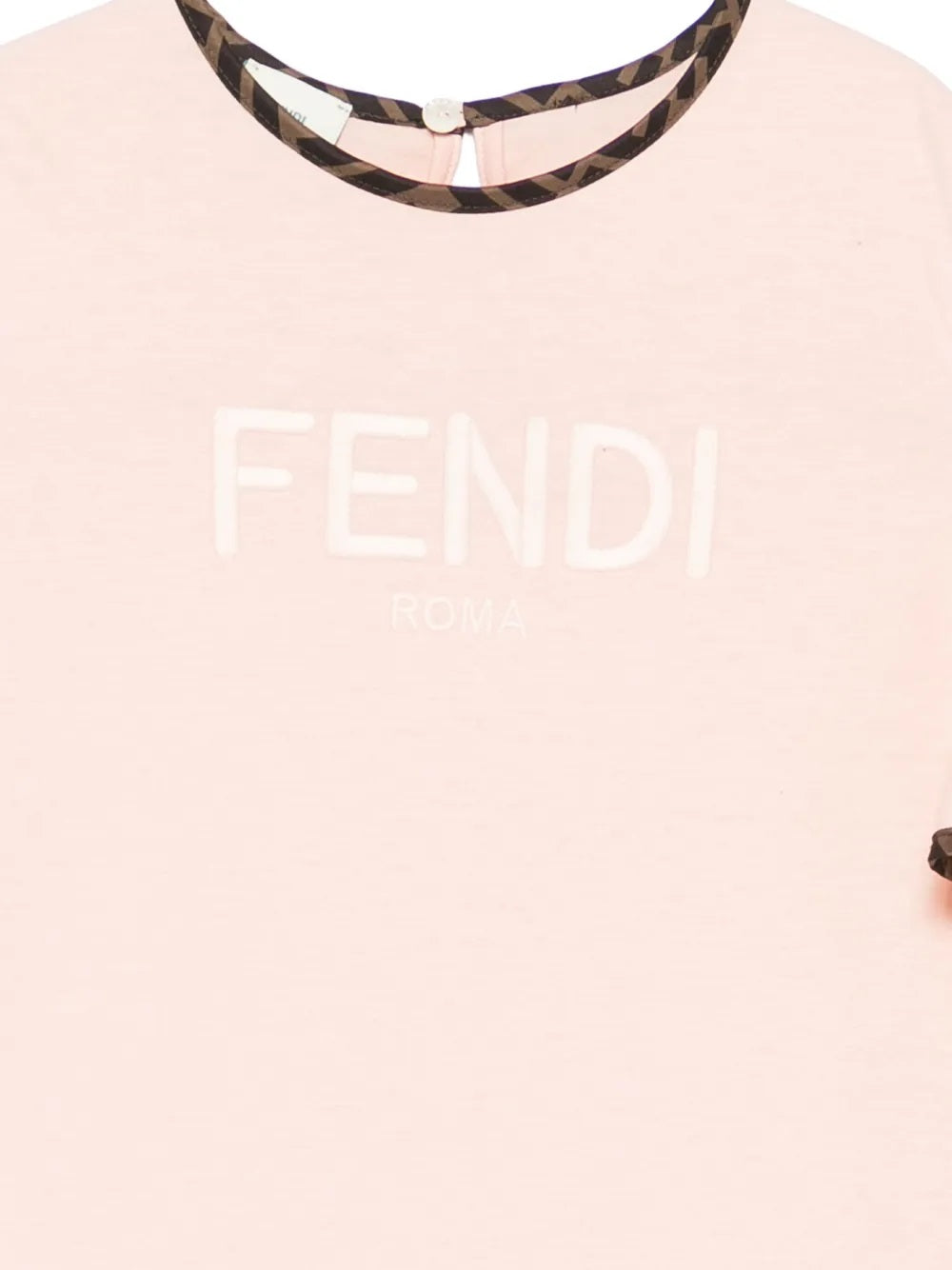 FENDI KIDS Mini Elegant T-Shirt Dress for Girls