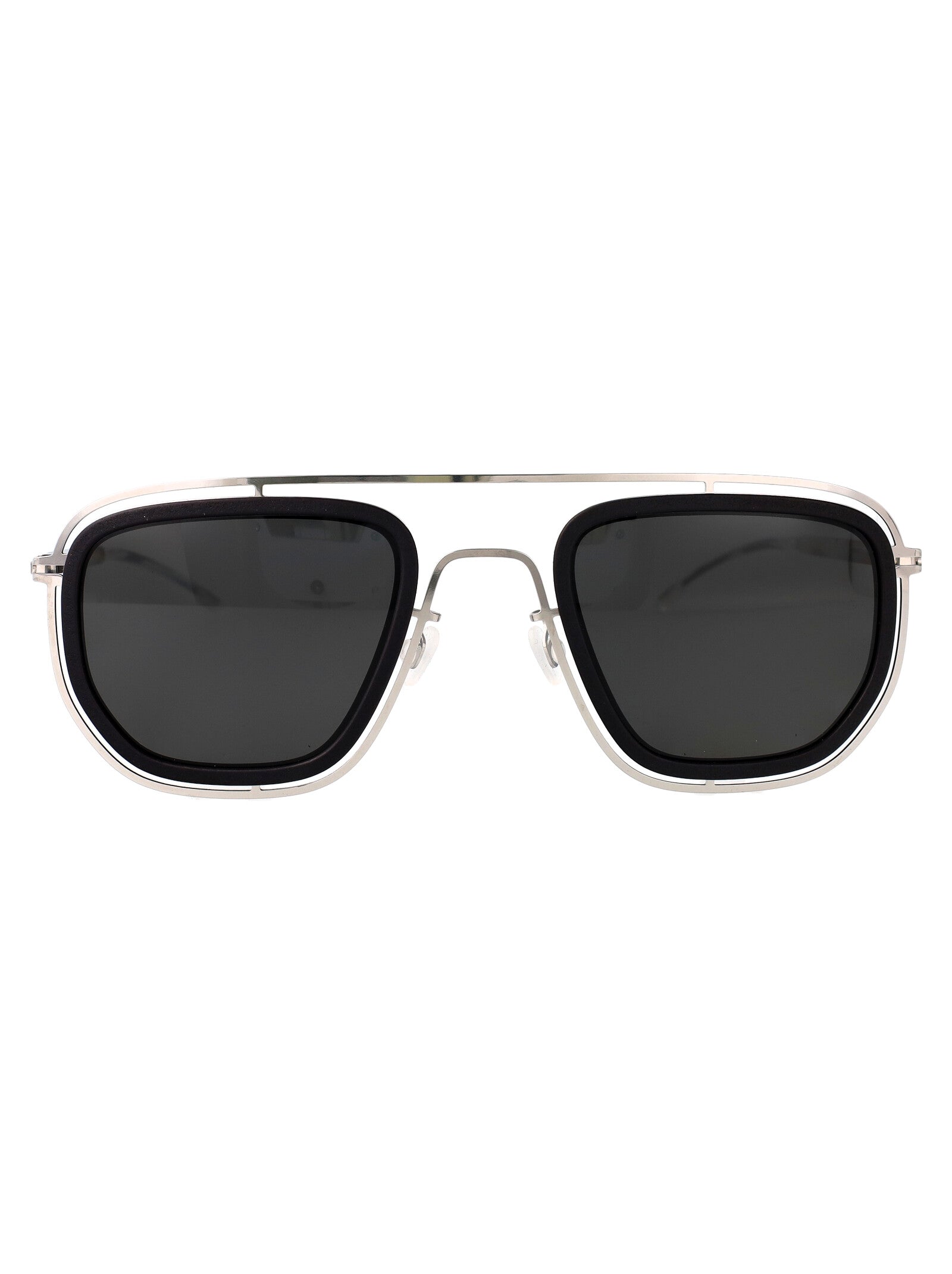 MYKITA Unisex Shiny Silver Mylon Sunglasses - SS25 Collection
