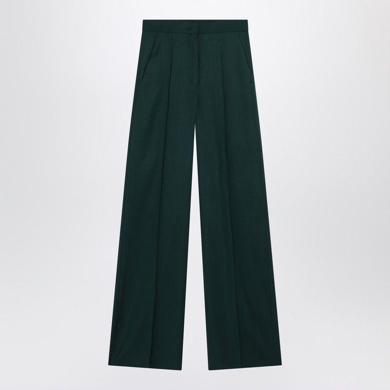 MAX MARA Wide Fit High Waist Straight Trousers
