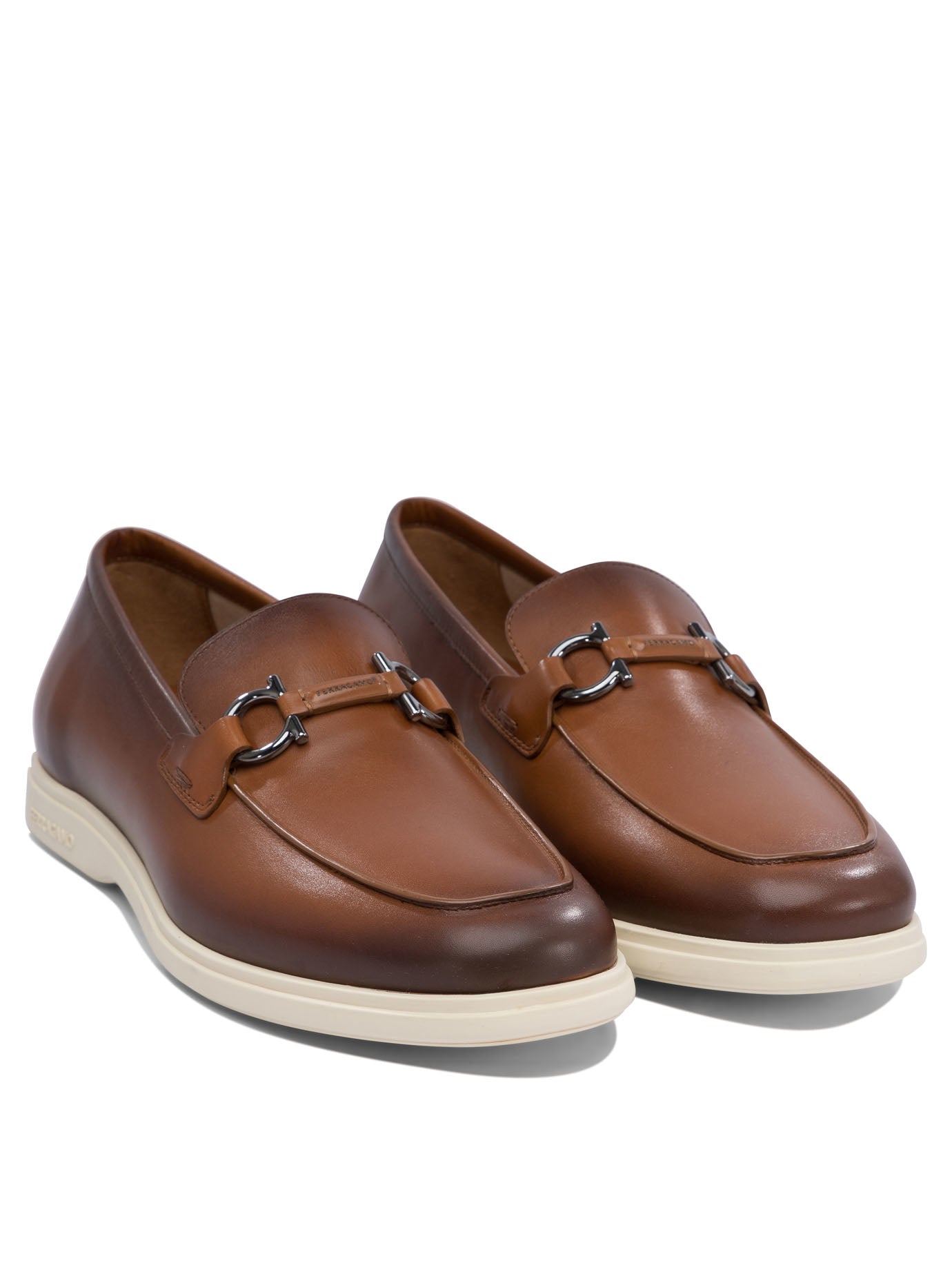 Ferragamo Classic Leather Loafers for Men