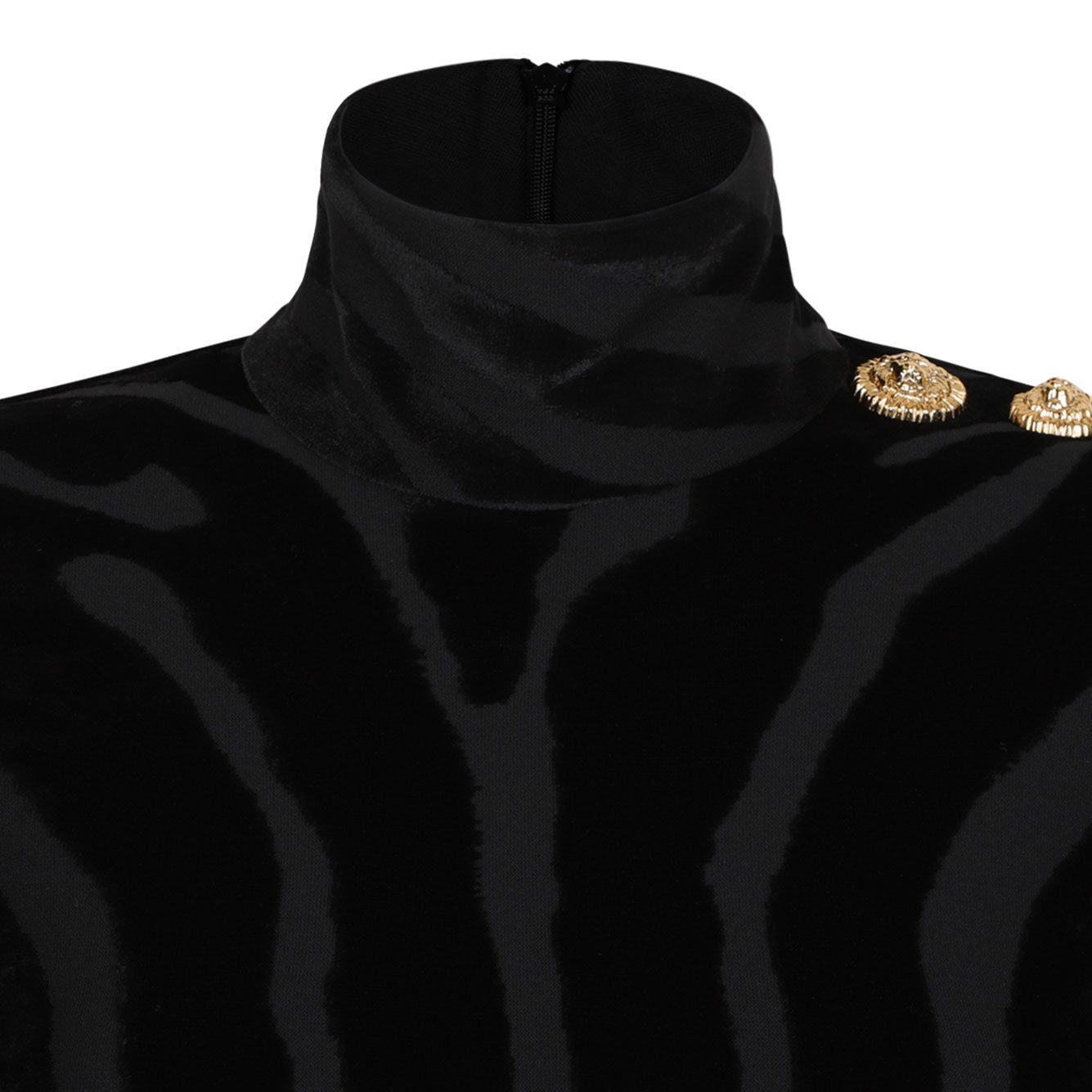 BALMAIN Chic Viscose-Polyester Mini Top