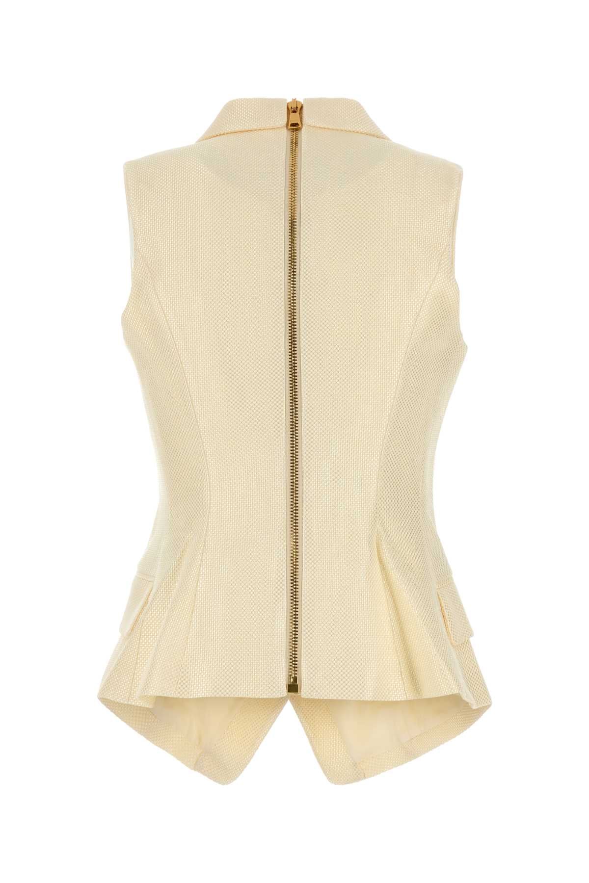 BALMAIN Jacquard Women's Vest - FW25 Collection