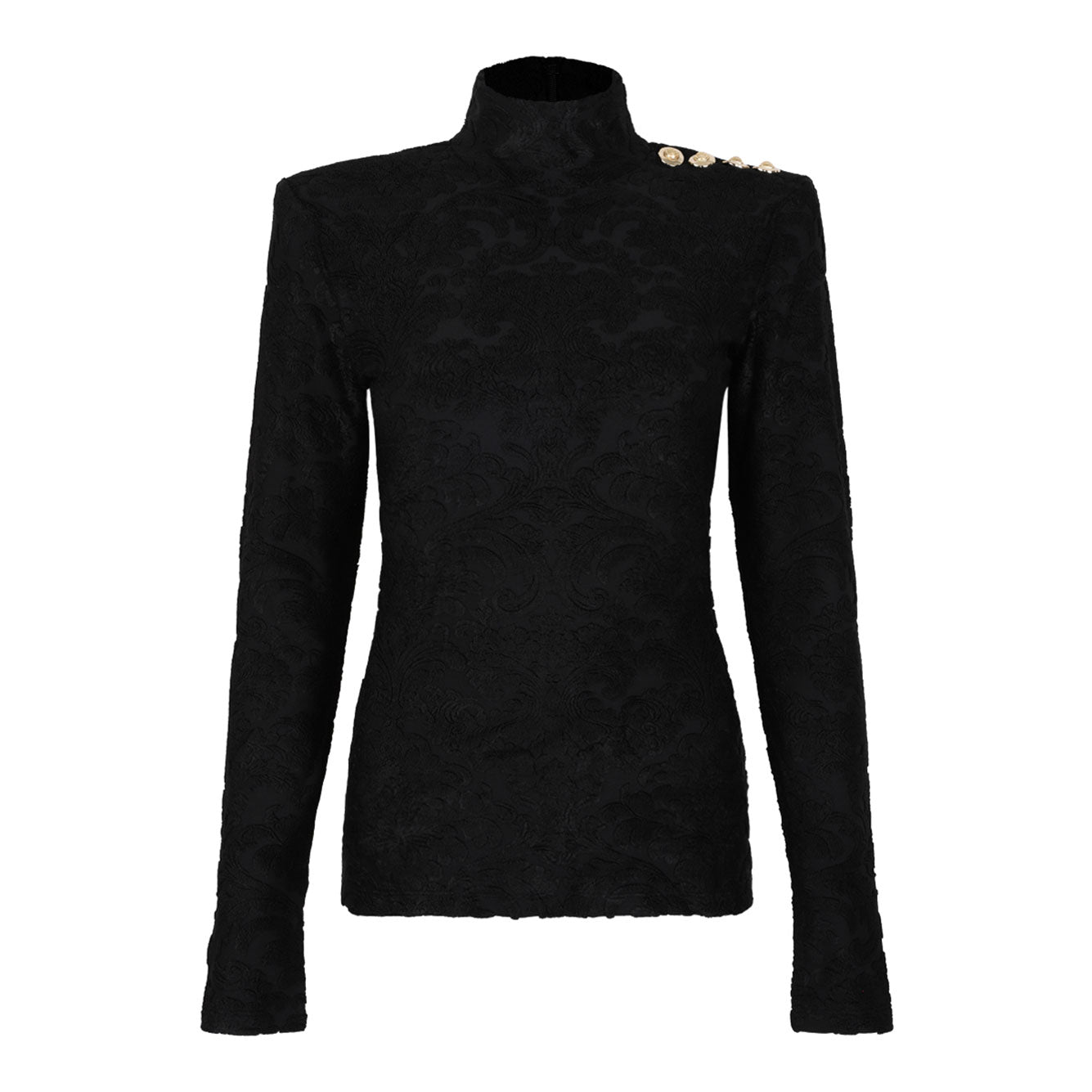 BALMAIN Chic Viscose-Polyester Women's Top