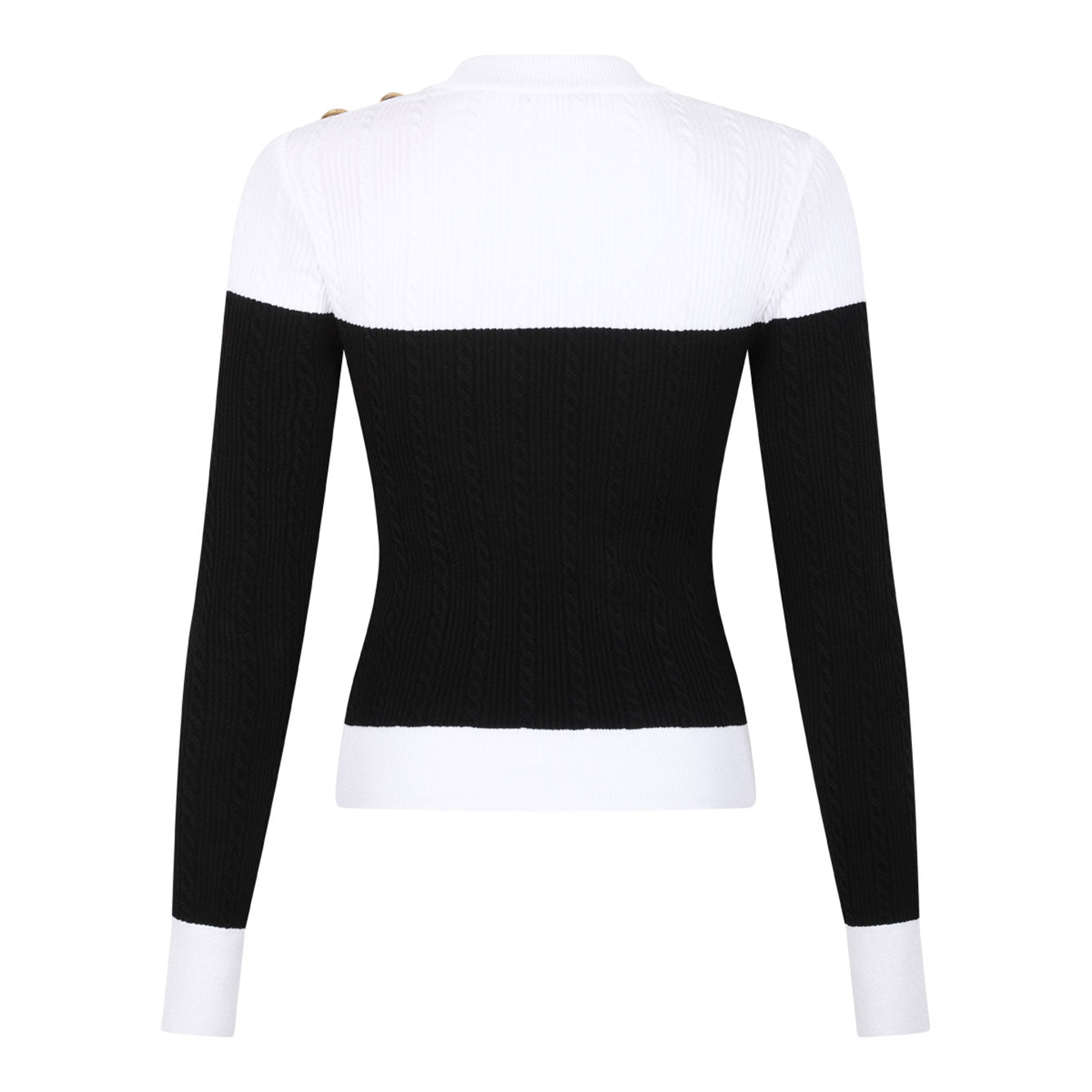 BALMAIN Elegant Viscose Top for Women - FW25 Collection