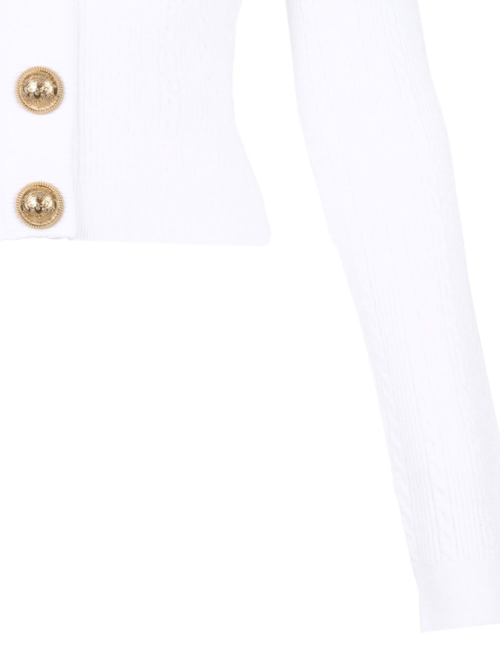 BALMAIN V-Necked Cardigan for Women - FW25 Collection