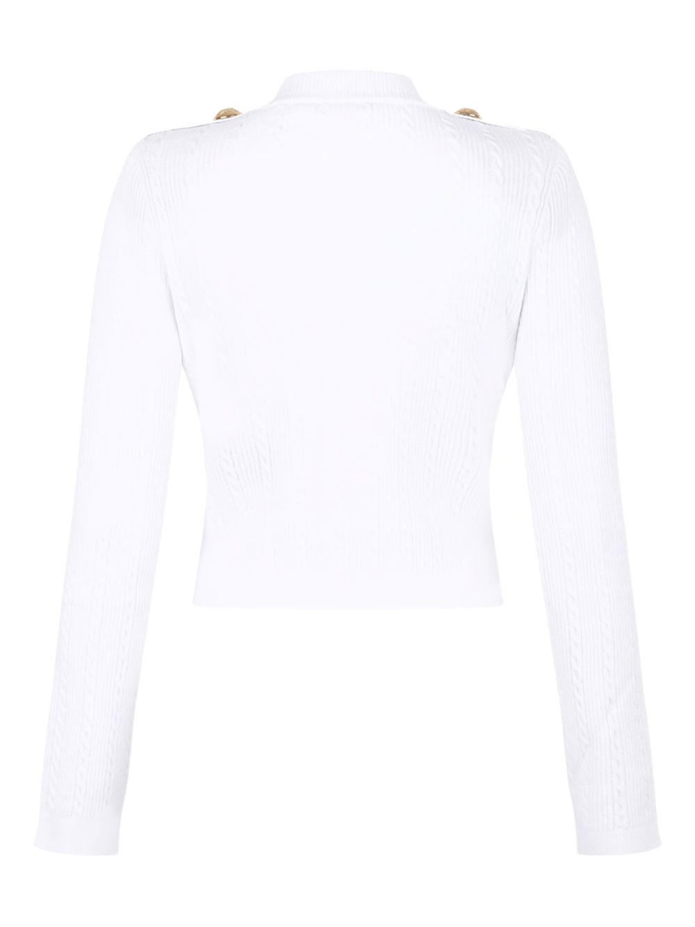 BALMAIN V-Necked Cardigan for Women - FW25 Collection