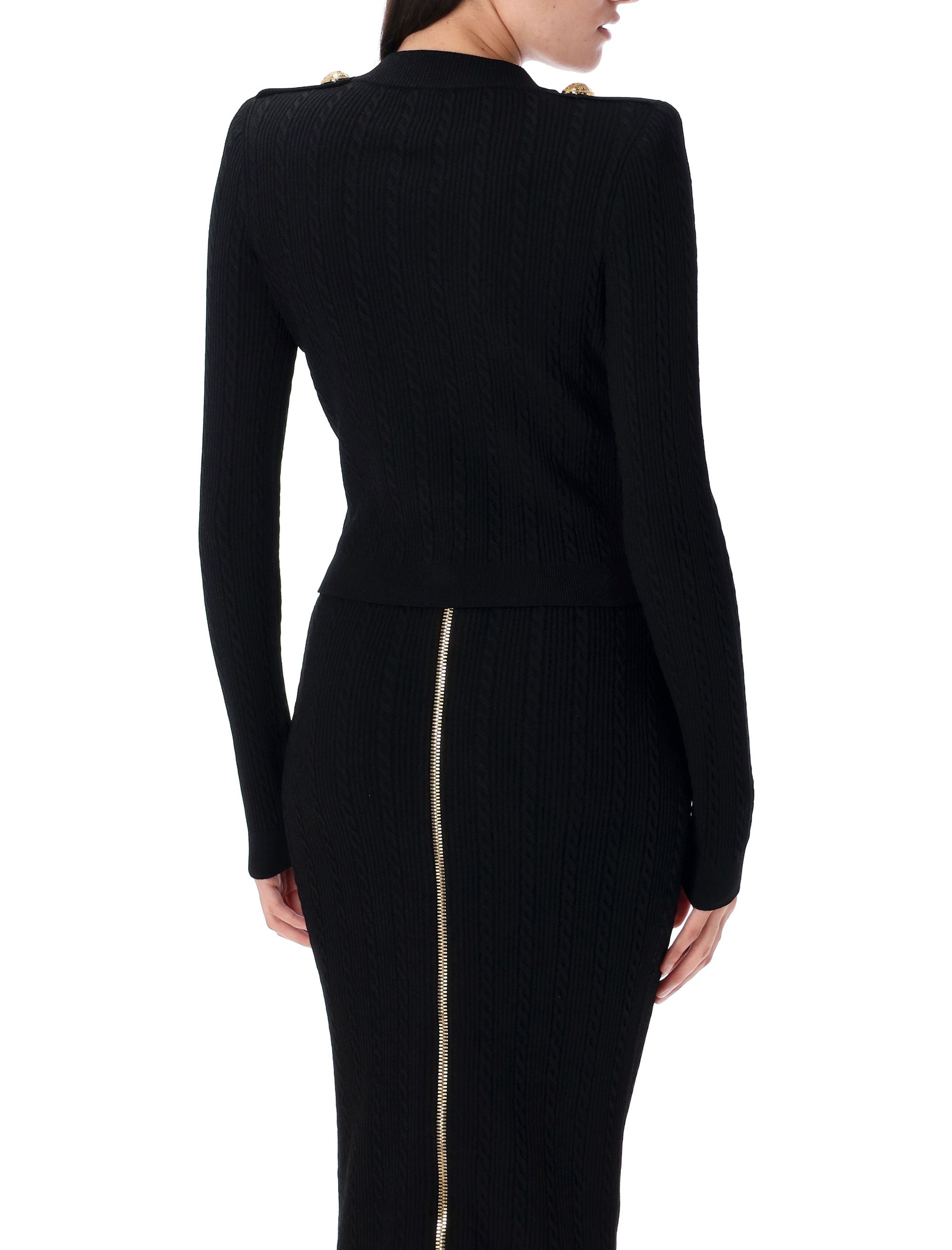BALMAIN V-Necked Cardigan for Women - FW25