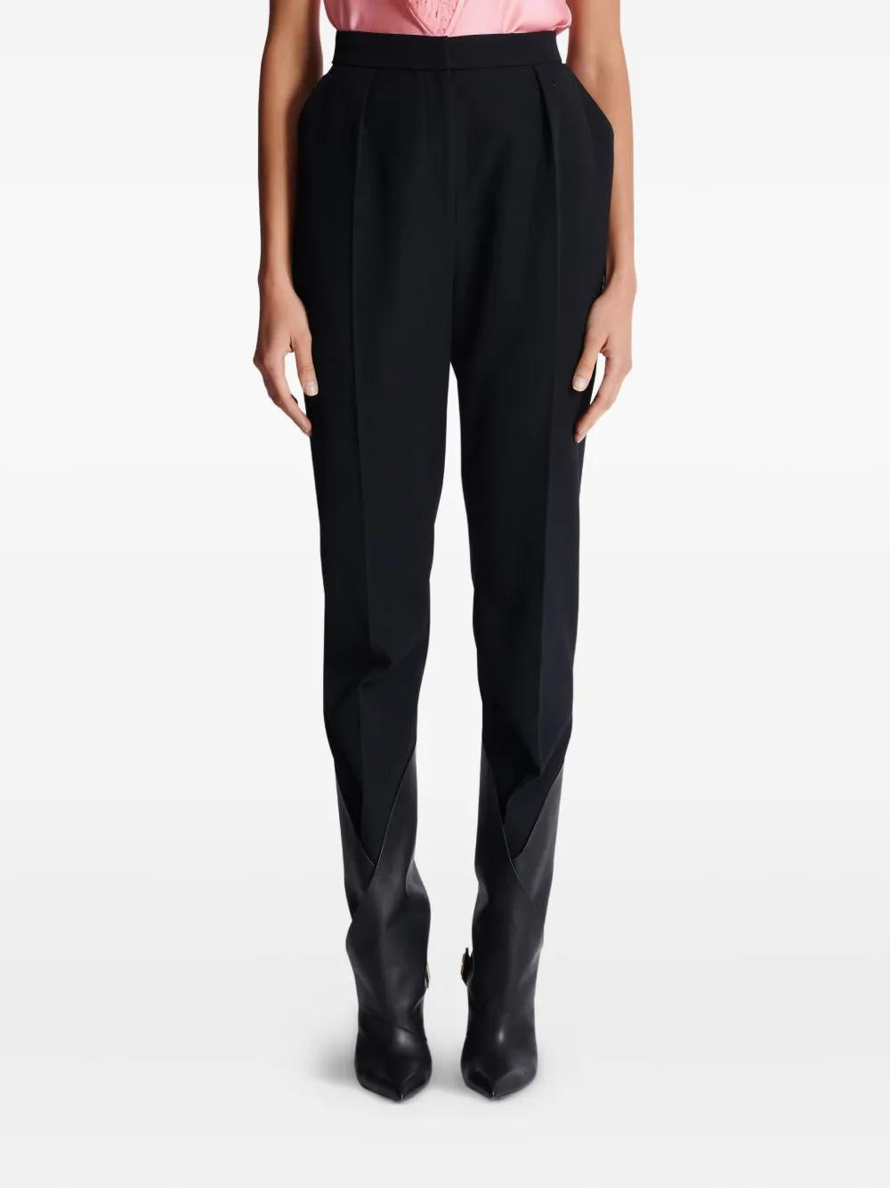 BALMAIN High Waist Tailored Pants