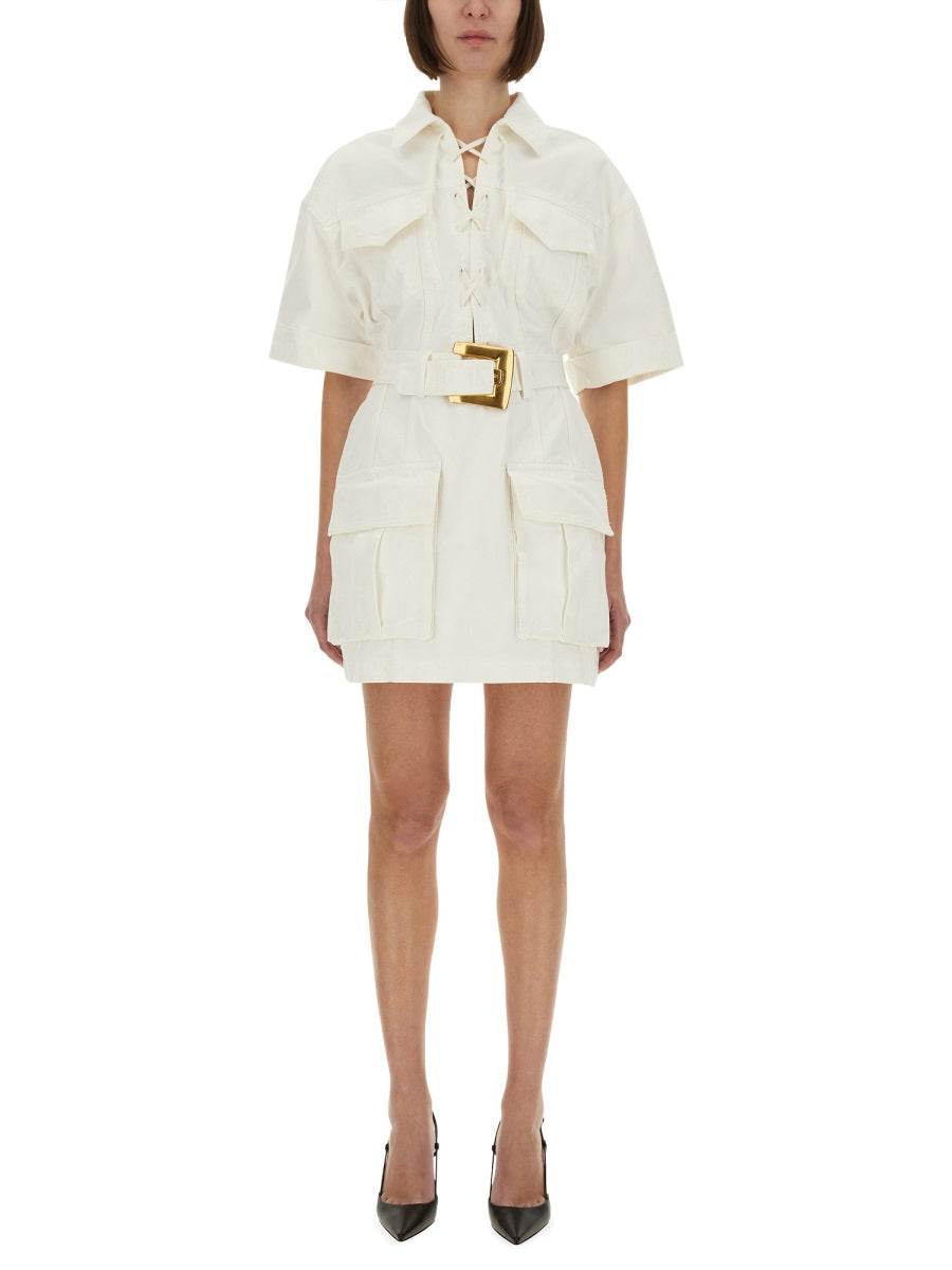 BALMAIN Cotton Mini Dress for Women
