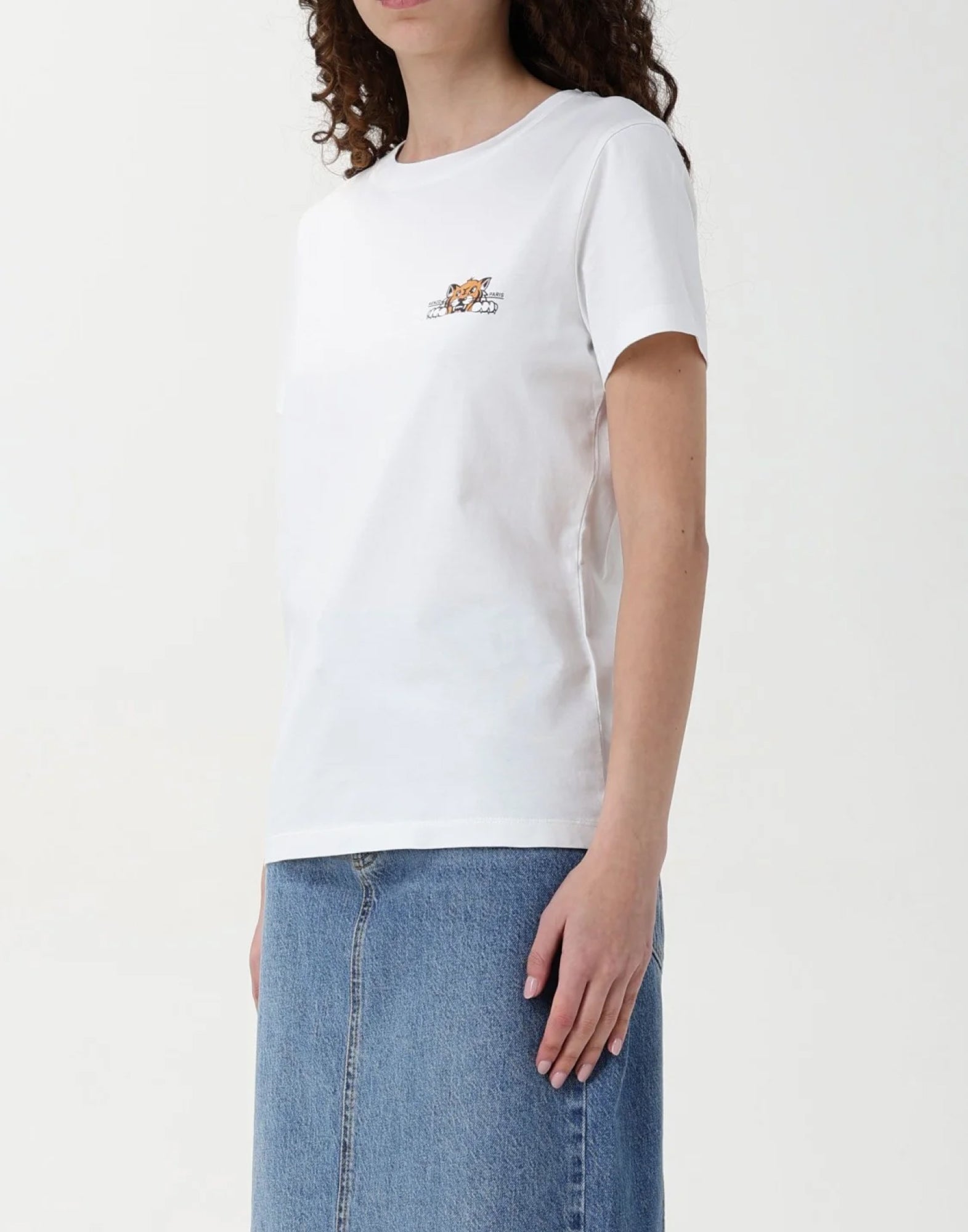 KENZO Happy Tiger Logo Short Sleeve T-Shirt for Women