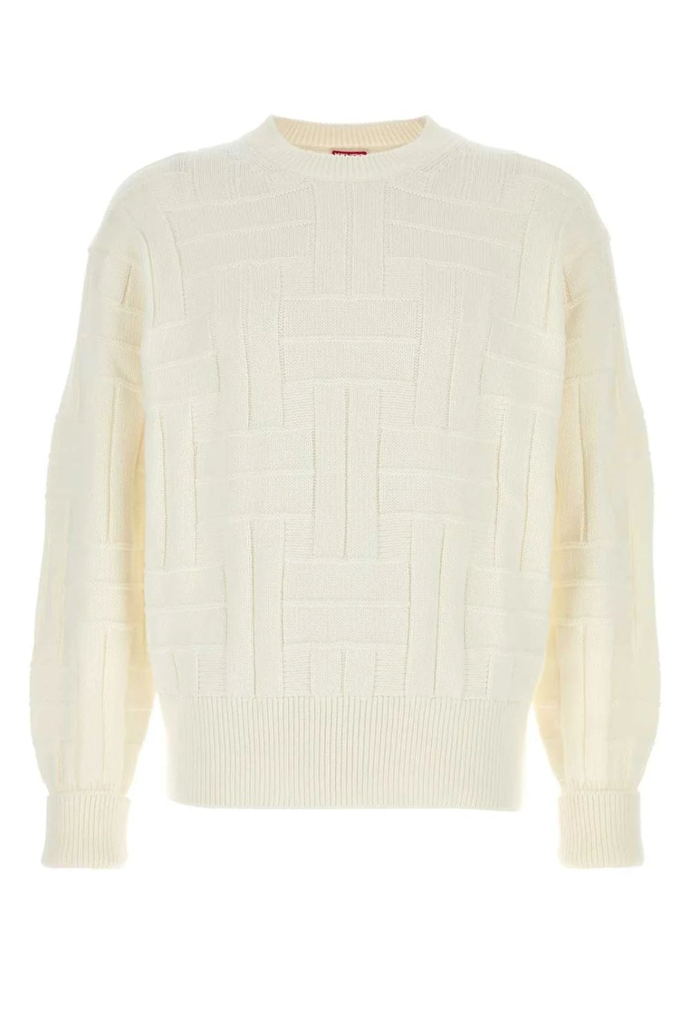 KENZO Weave Embroidered Cotton Jumper