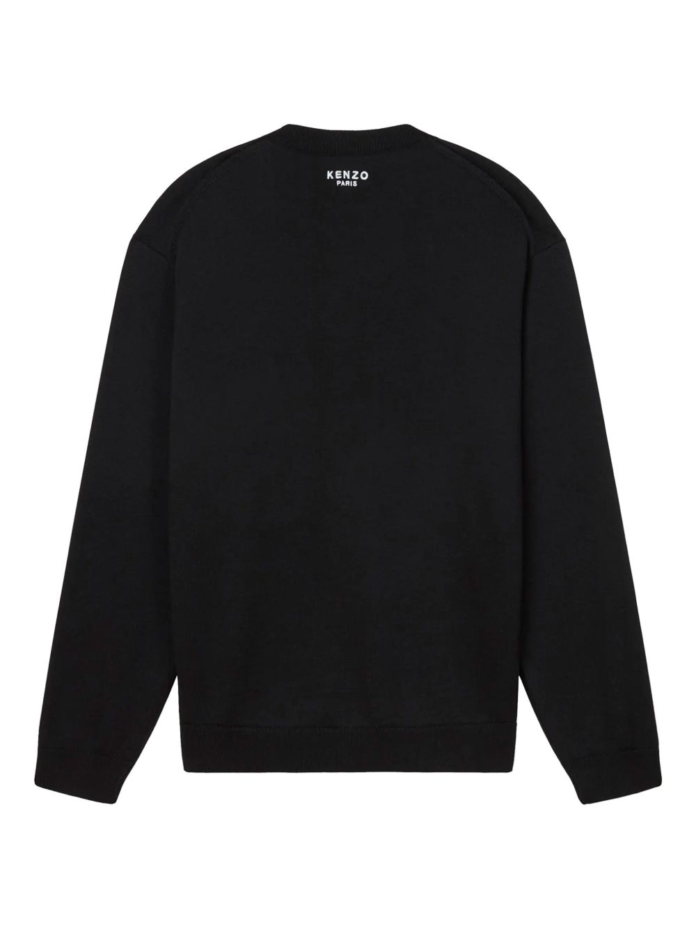 KENZO Crew Neck Long Sleeve Wool Sweater