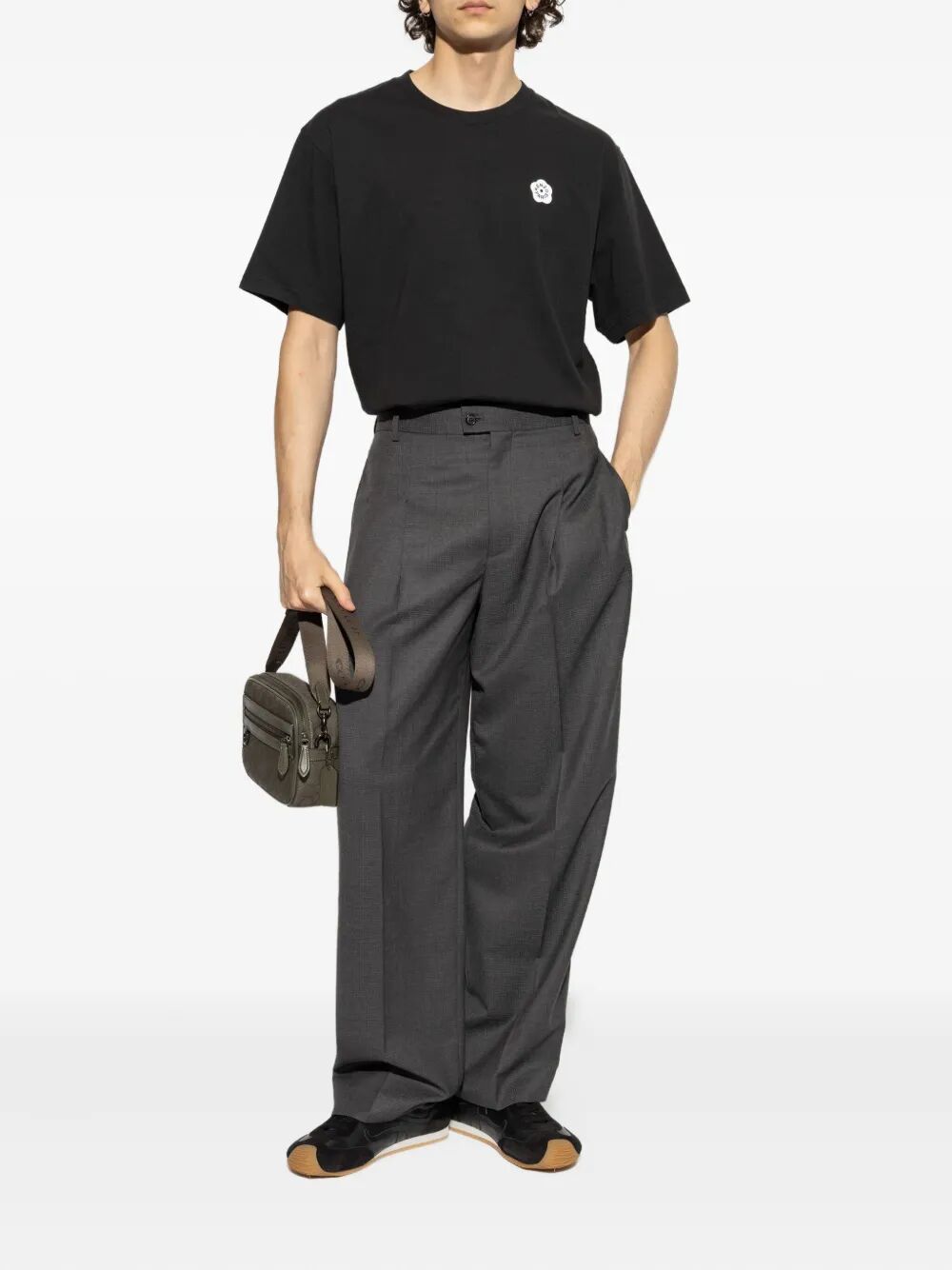 KENZO Men's Signature T-Shirt with Bold Patch