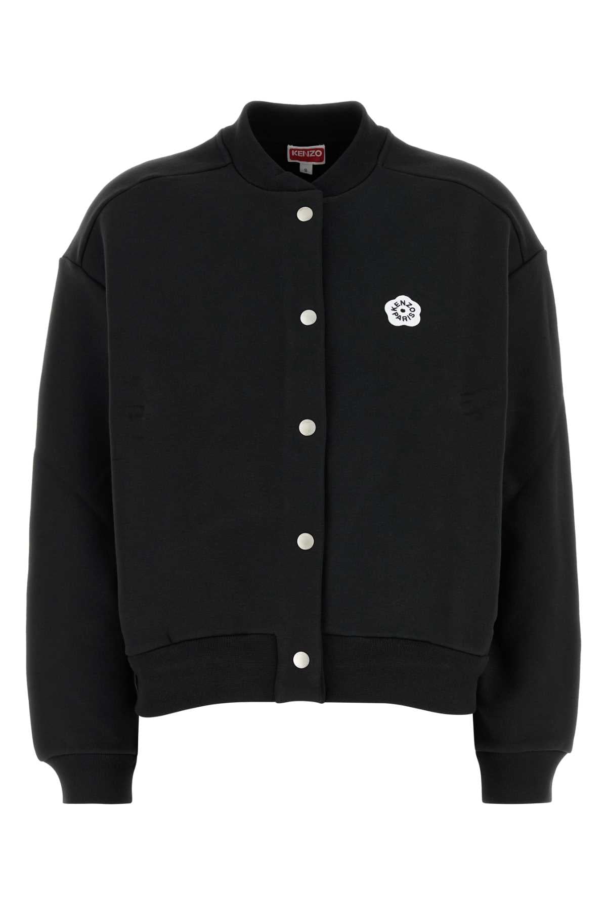 KENZO Chic Sweatshirt with Logo and Stylish Buttons