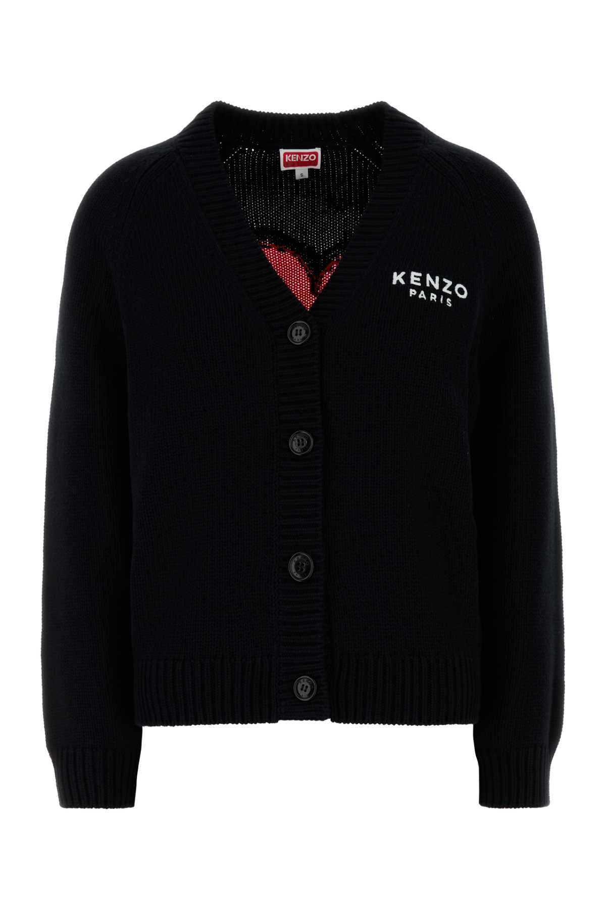 KENZO Floral Embroidered Cardigan Size S