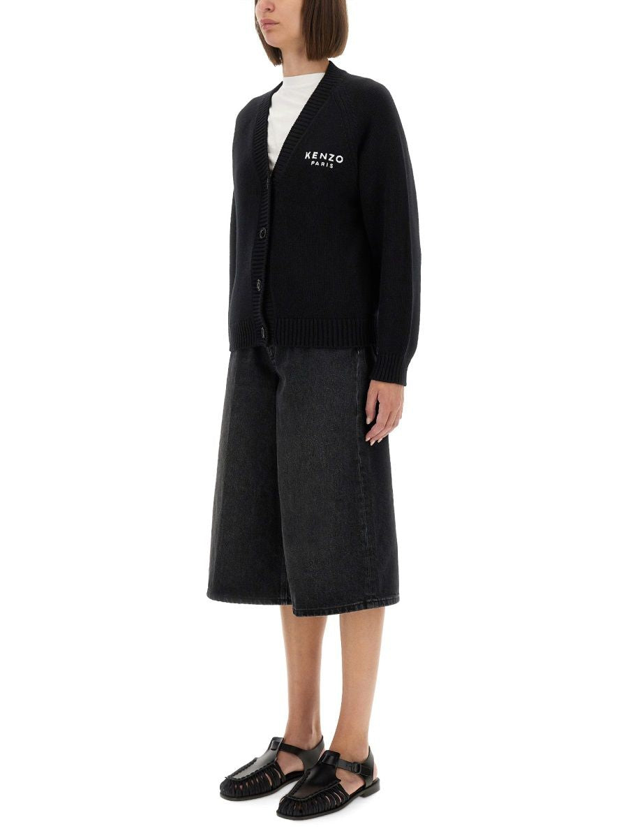 KENZO Floral Embroidered Cardigan Size S