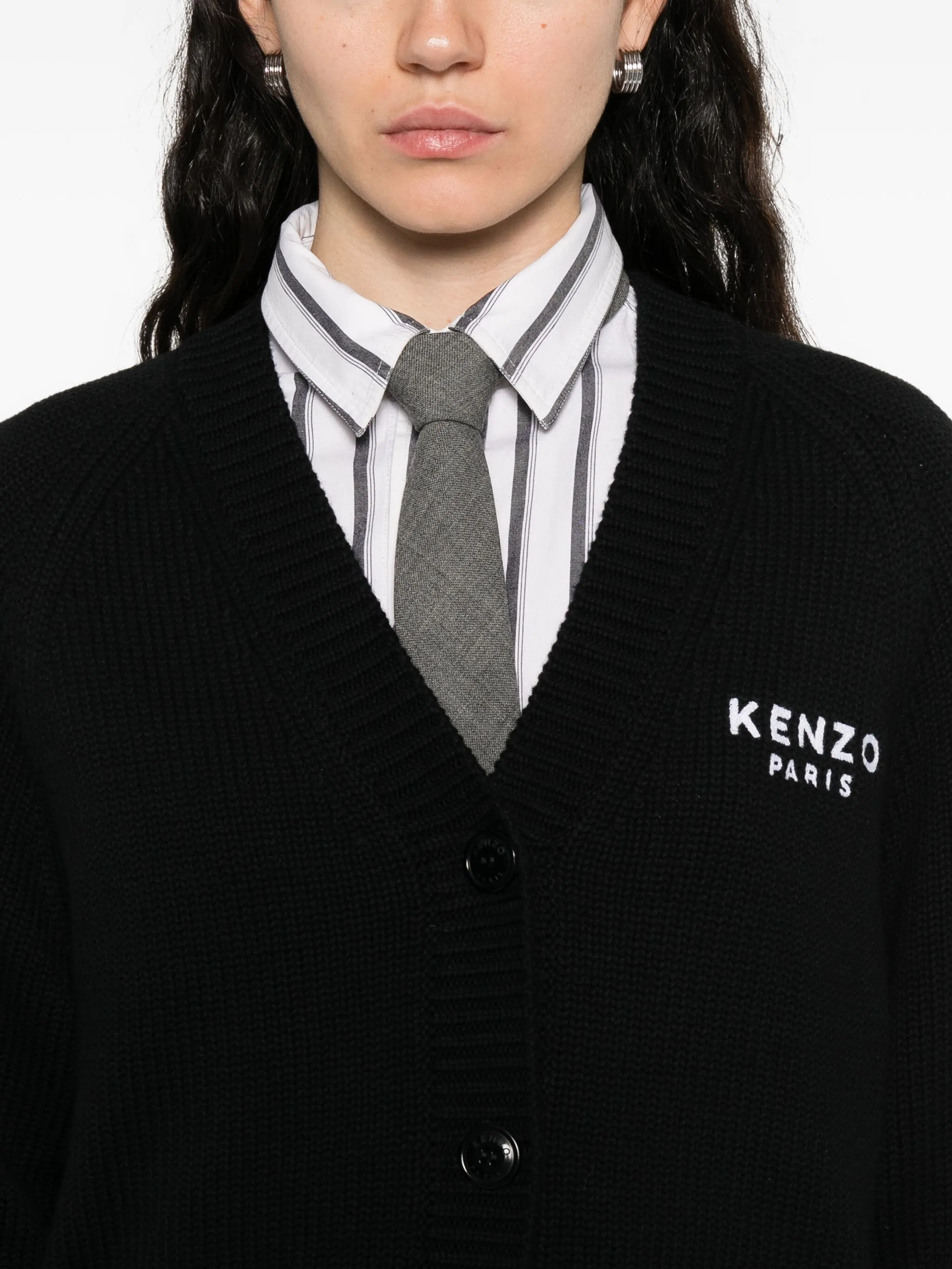 KENZO Floral Embroidered Cardigan Size S