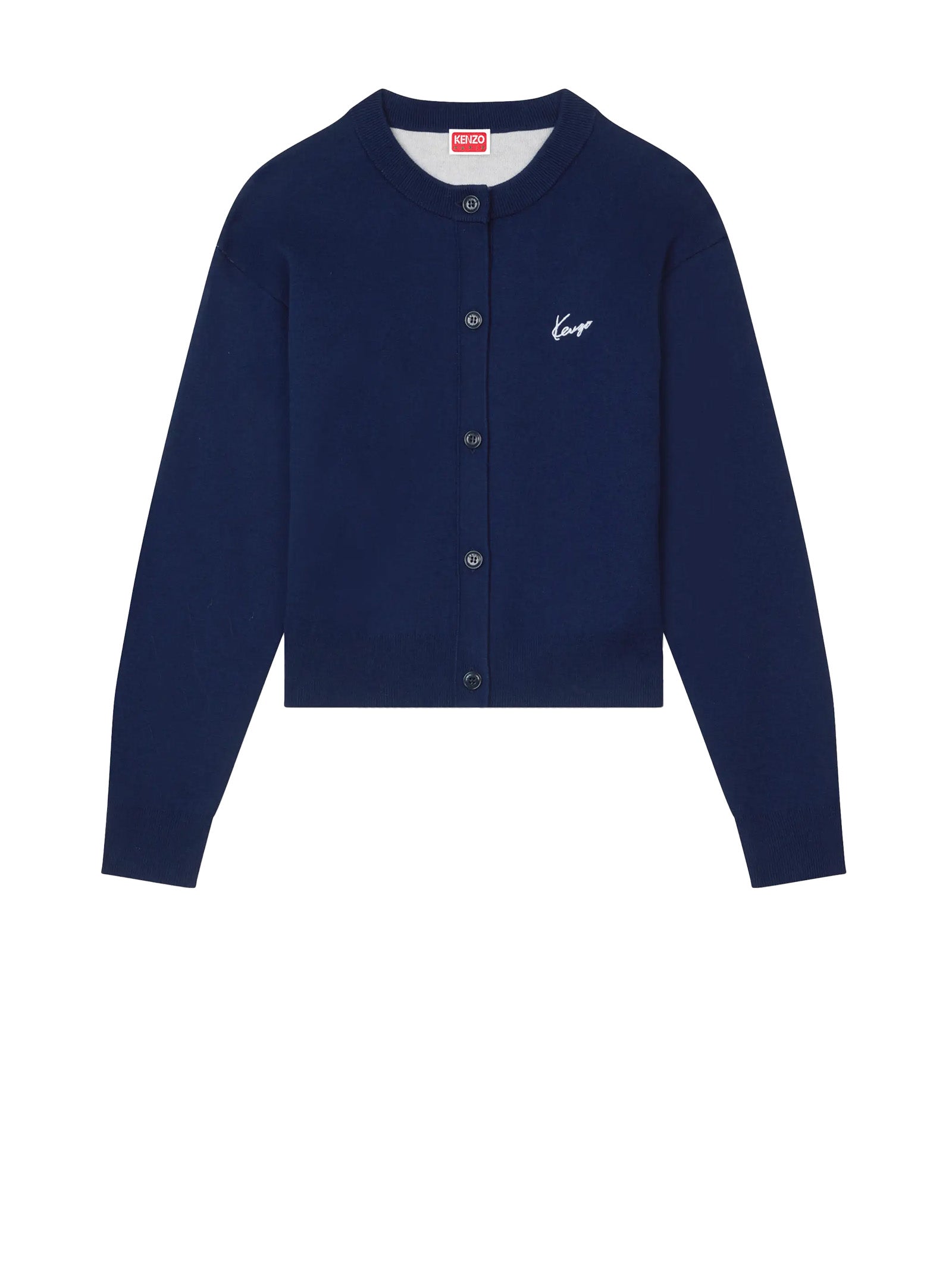 KENZO Women's Cotton Wool Cardigan with Embroidery