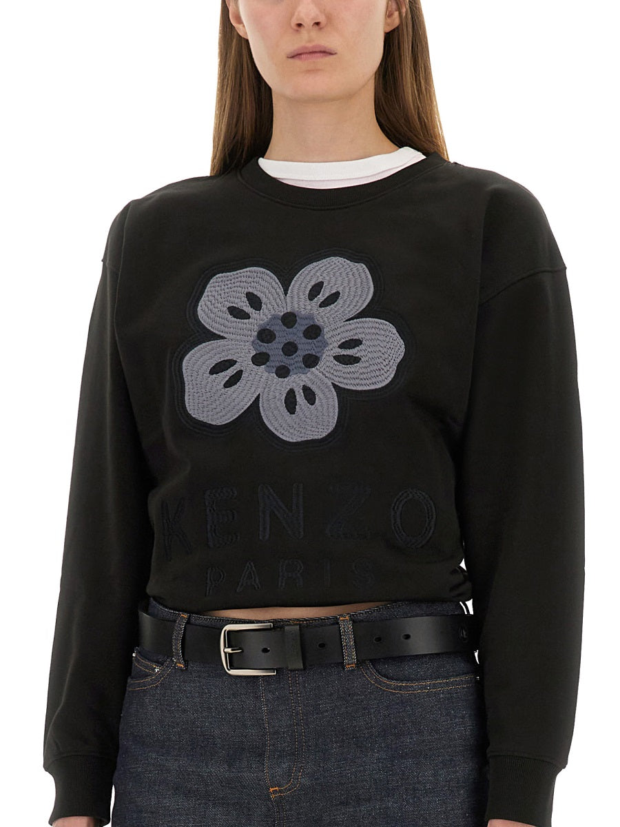KENZO Embroidered Crewneck Sweatshirt Size S