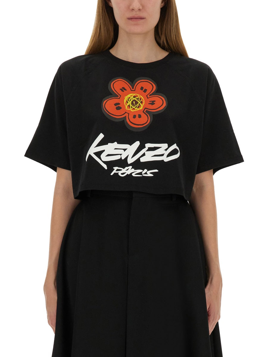 KENZO Futura Mini Cropped T-Shirt