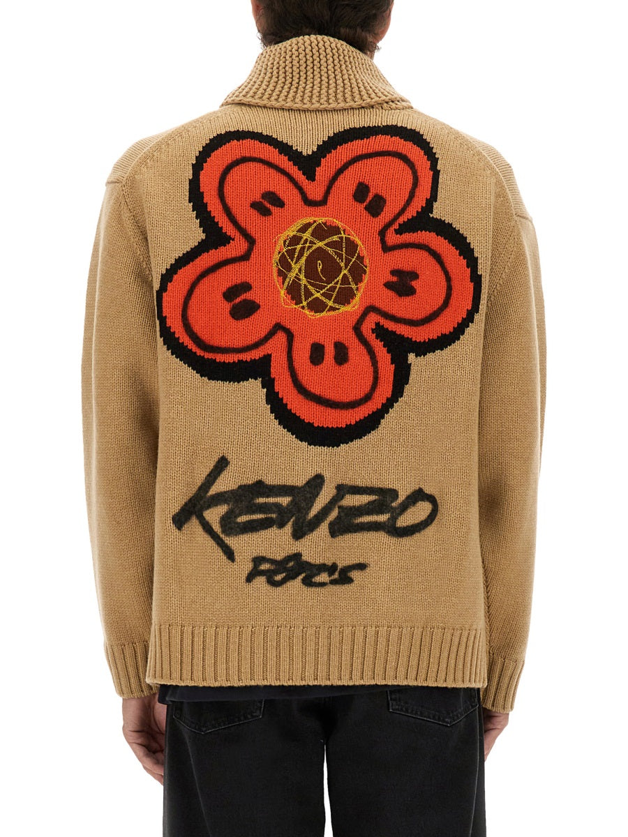 KENZO Luxurious Wool Sweatshirt for Men - FW25 Collection