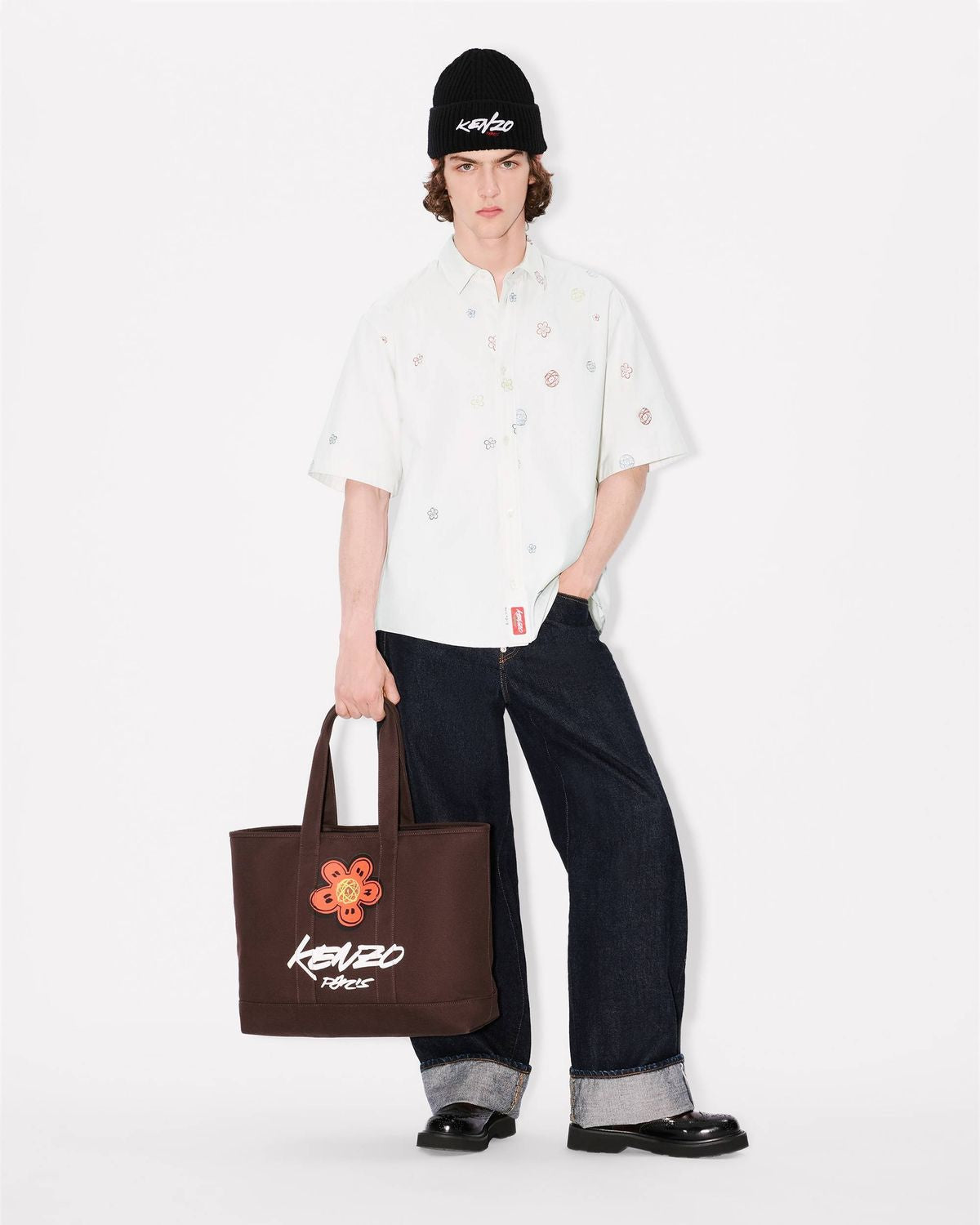 KENZO Futura Floral Short Sleeve Shirt