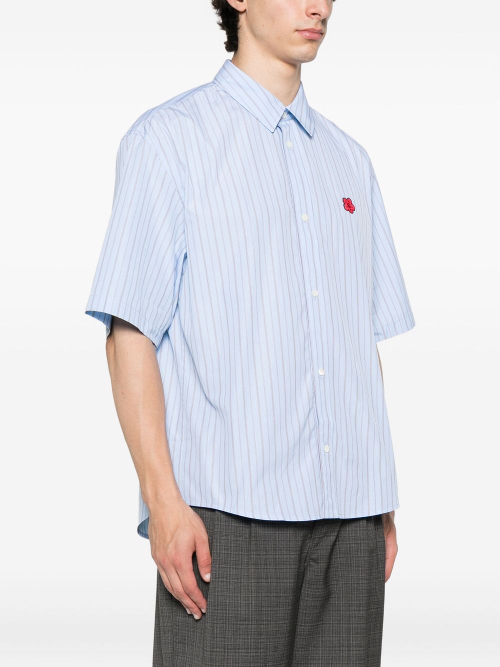 KENZO Embroidered Flower Shirt - Size 39