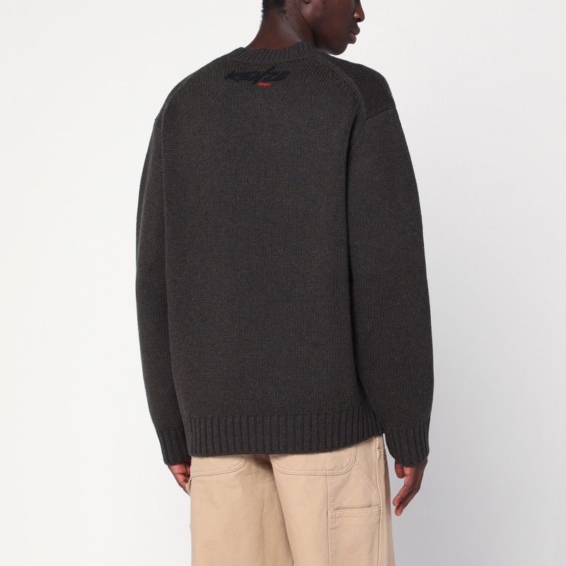KENZO Men's Crew Neck Sweater in Collaboration with Futura 2000 - Size M