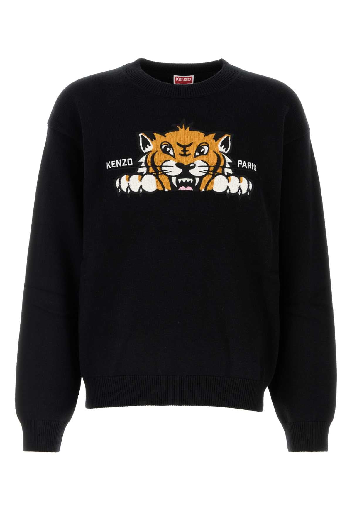 KENZO Men's Wool Blend Happy Tiger Sweater