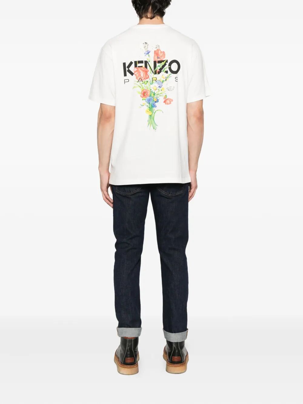 KENZO Organic Cotton Archive Bouquet Print T-Shirt - Men’s FW25 Collection
