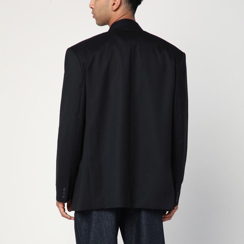 KENZO Double-Breasted Virgin Wool Jacket for Men