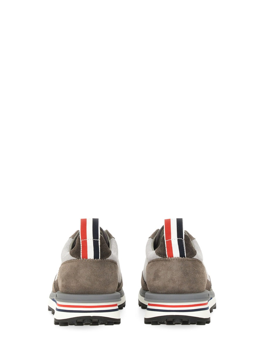 THOM BROWNE Suede Tech Runner Sneakers