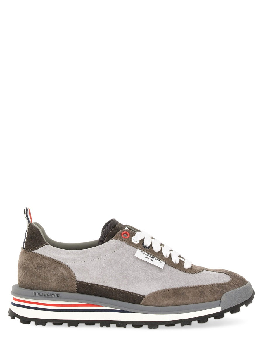 THOM BROWNE Suede Tech Runner Sneakers